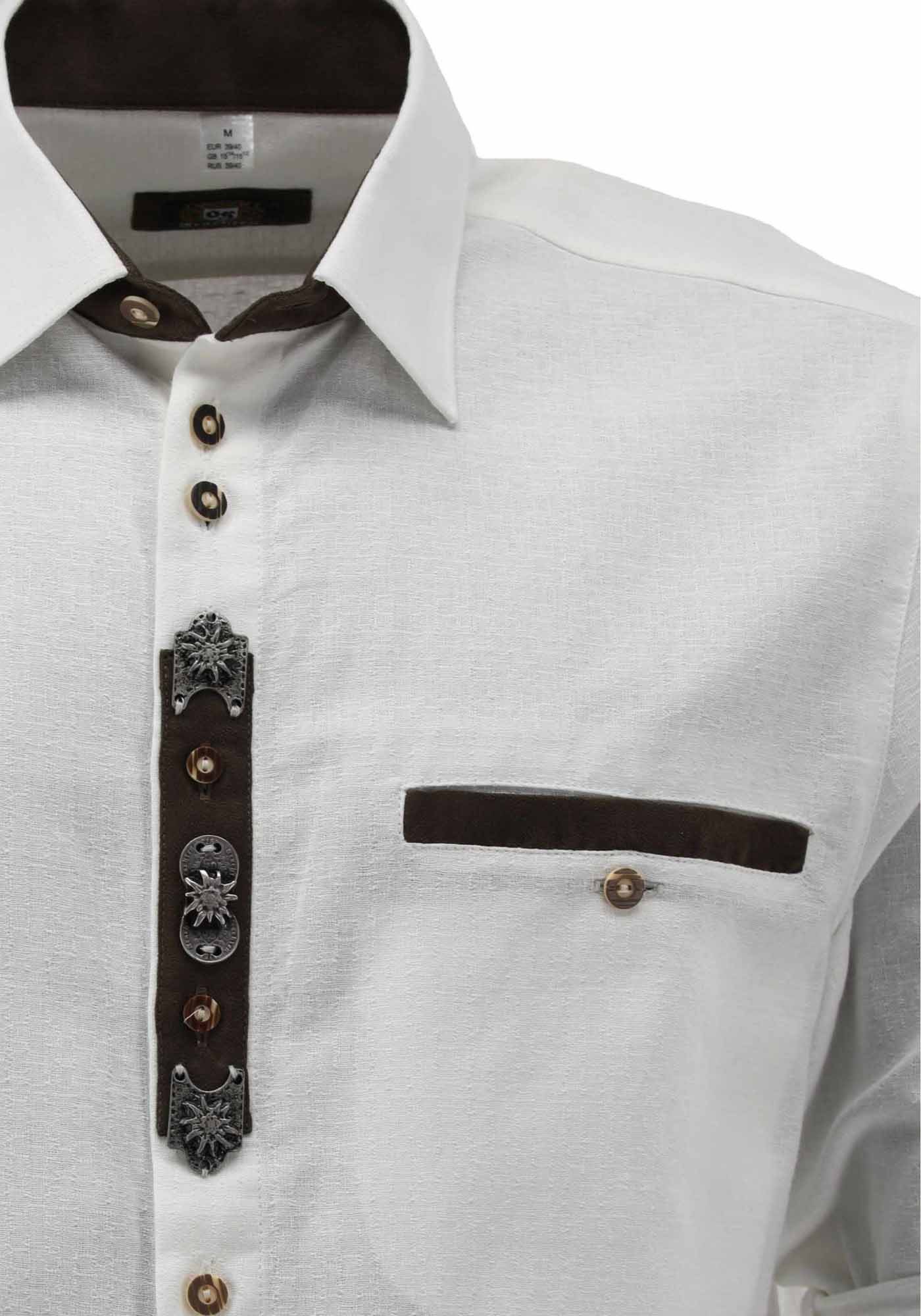 OS Trachten Trachtenhemd Fesudo Regular Fit