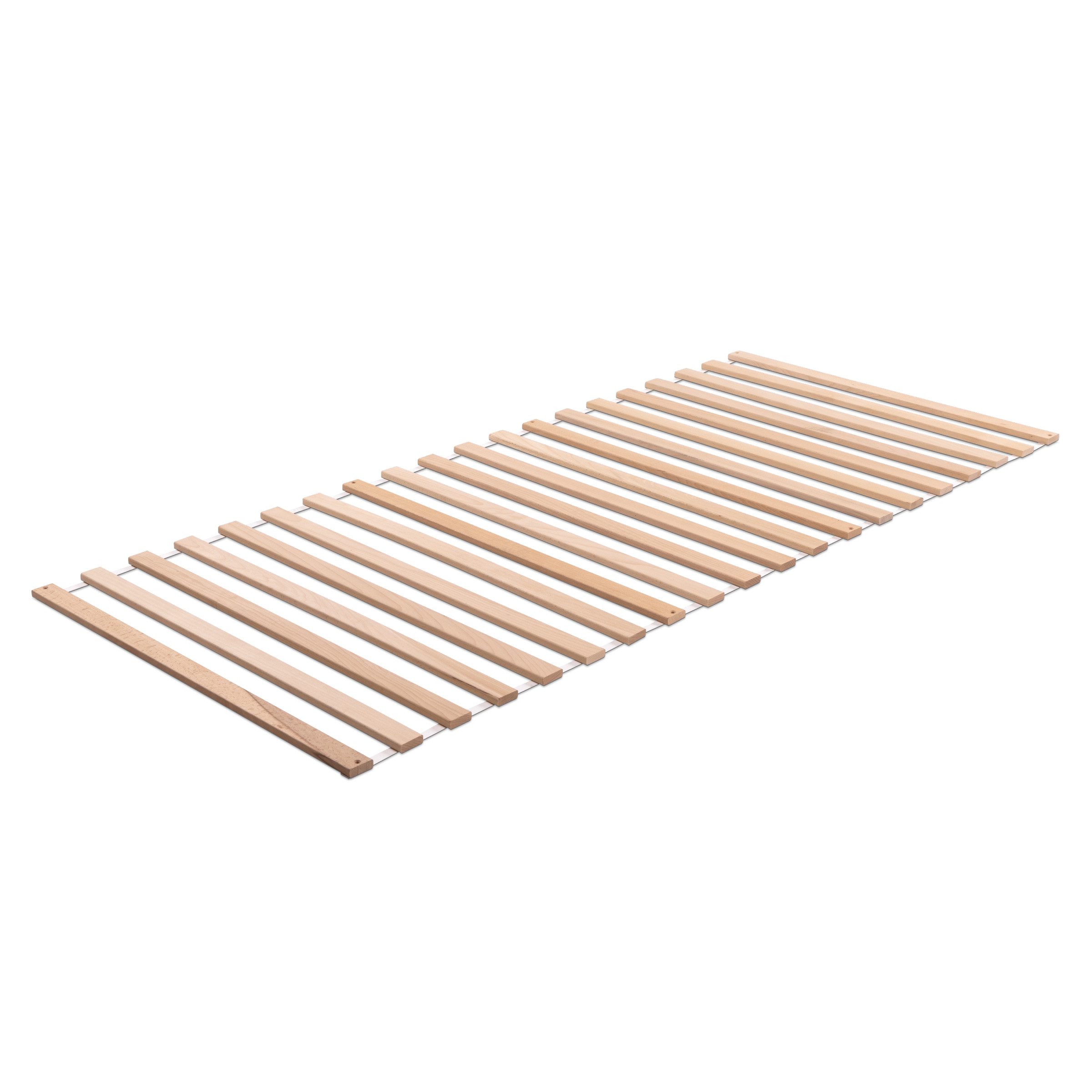 Rollrost Rollrost 90x200 cm aus FSC® zertifiziertem, massivem Buchenholz, Ehrenkind, belastbar bis zu 250 KG Flächengewicht, Lattenrost, Rollrost 90x200cm