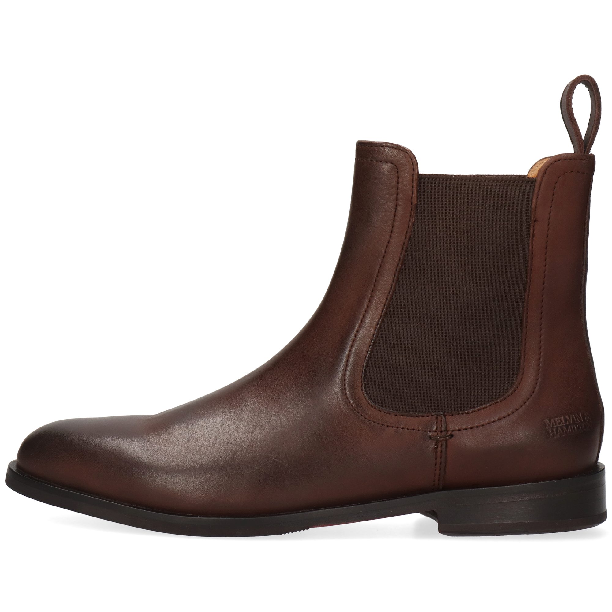 Melvin & Hamilton Susan 100 Leder-Chelsea Boots für Damen Stiefelette Flache Absätze, Echtes Leder