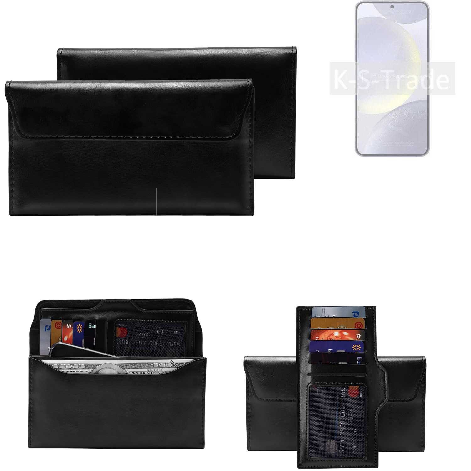 K-S-Trade Handyhülle für Samsung Galaxy S24, Handy Hülle Schutz Hülle Tasche Schutz Case Handytasche