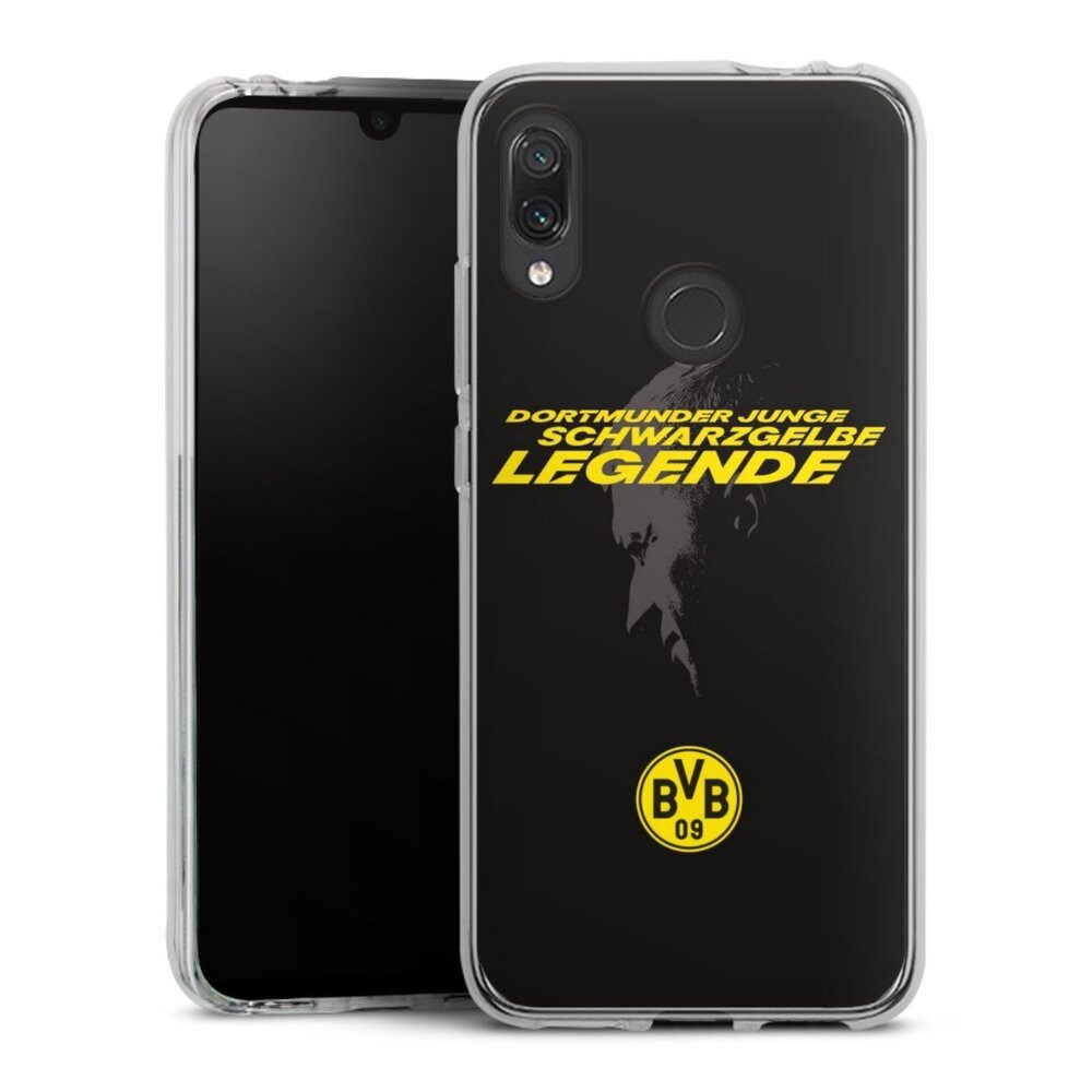 DeinDesign Handyhülle Marco Reus Borussia Dortmund BVB Danke Marco Schwarzgelbe Legende, Xiaomi Redmi Note 7 Silikon Hülle Bumper Case Handy Schutzhülle