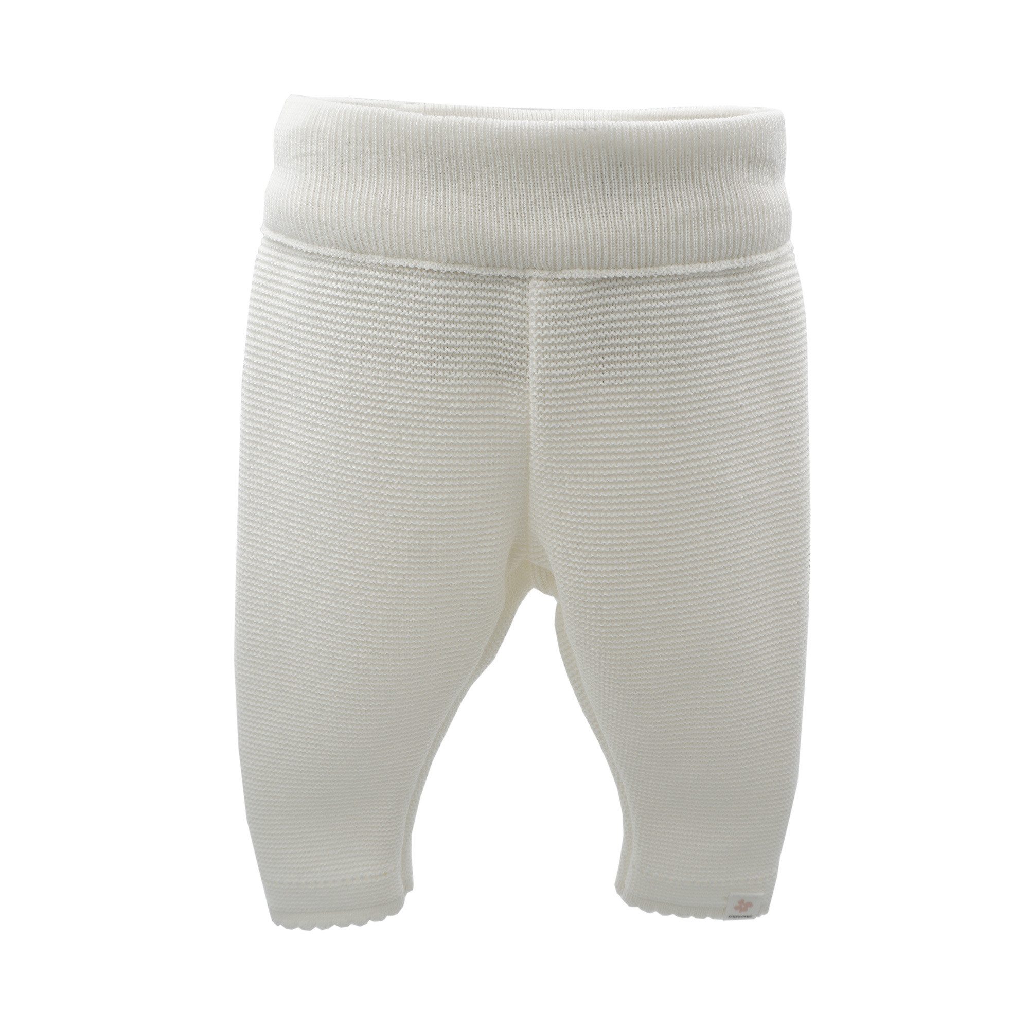 Stoffhose GOTS BABY GIRL-Strickhose Muschelkante LL, einfarbig
