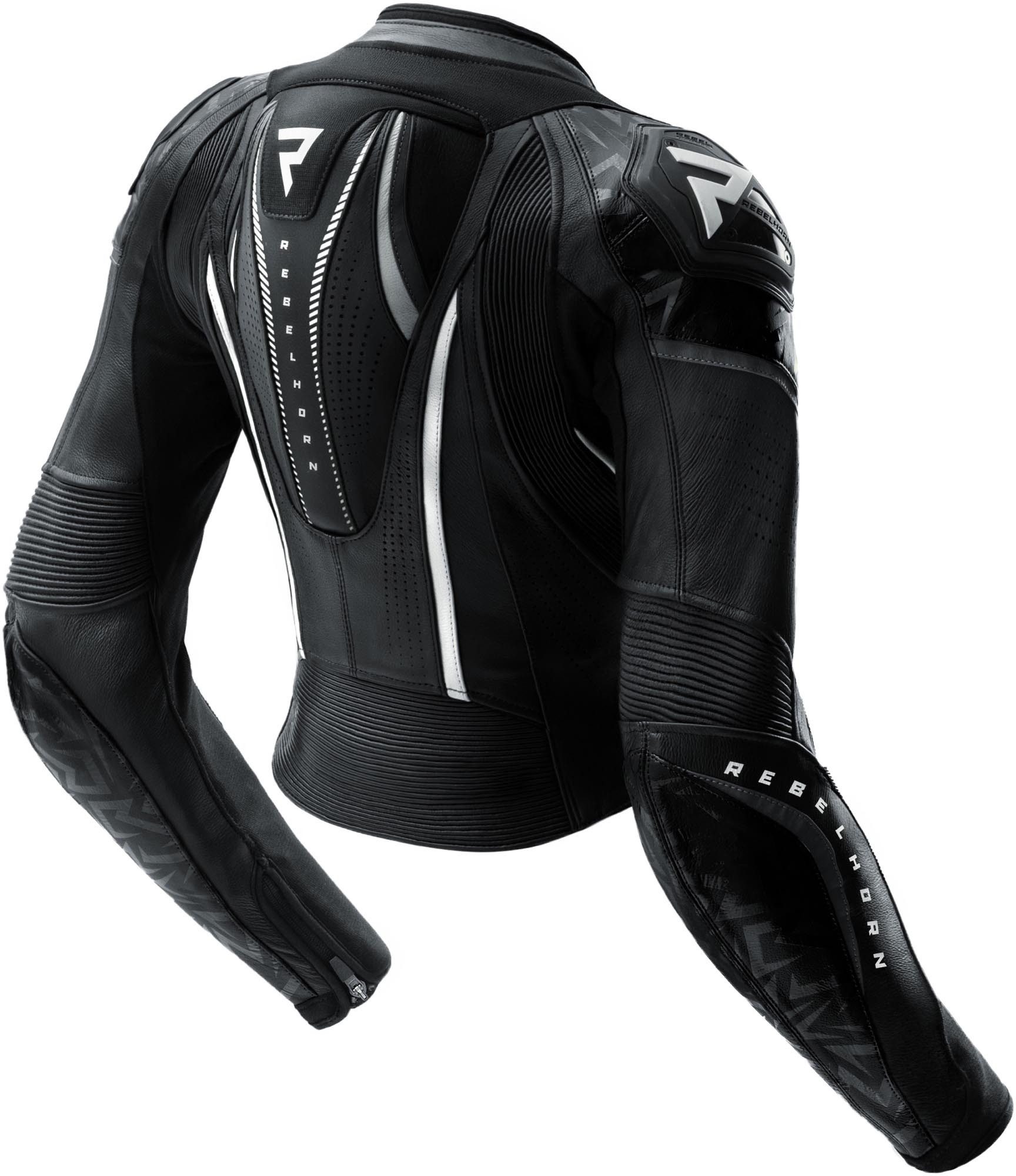 Rebelhorn Motorradjacke Diva RS Damen Motorrad Lederjacke Rückenprotektor enthalten,Verbindungsreißverschluss,Ellenbogenpro