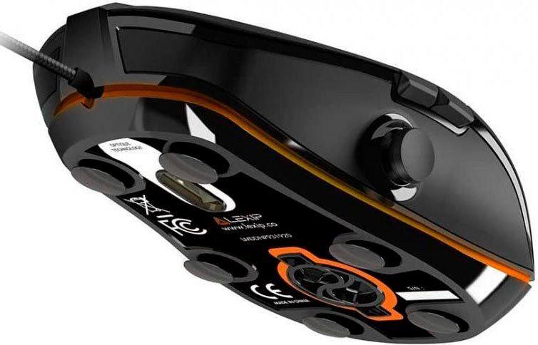 Lexip NP93 Neptunium Alpha Gaming M Gaming-Maus (kabelgebunden)