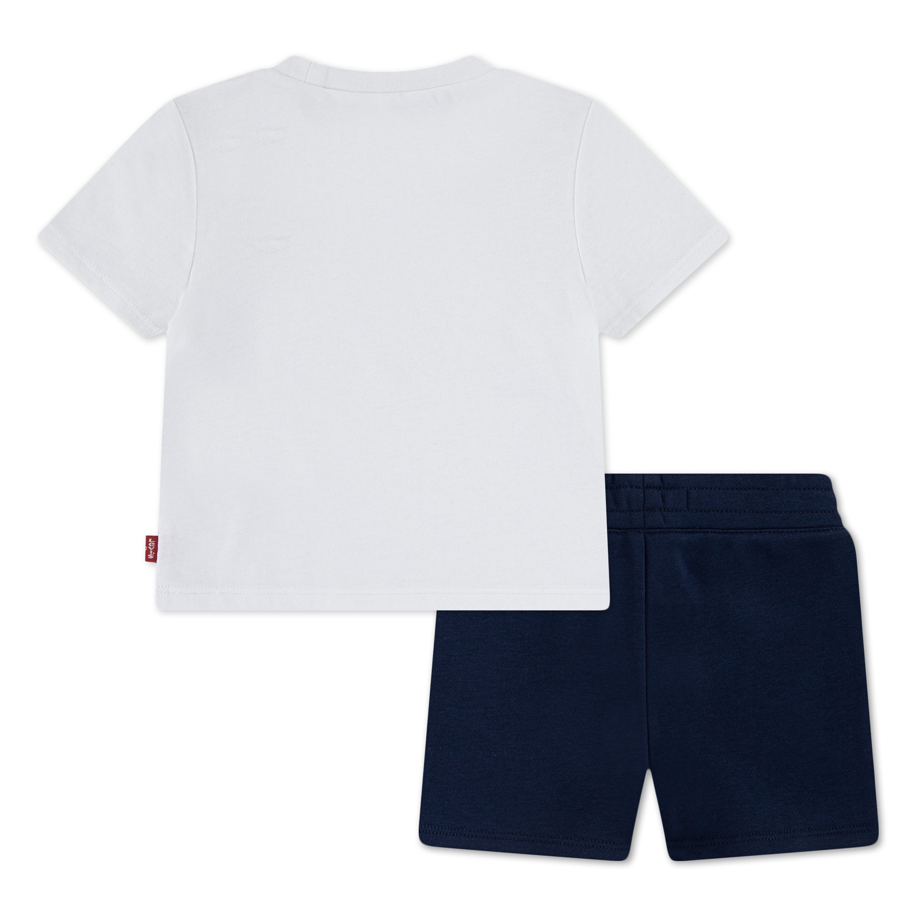 Levi's® Kids Shirt & Shorts LVB BATWING TEE & KNIT SHORT S (Set, 2-tlg) mit Markenlabel - supersoft