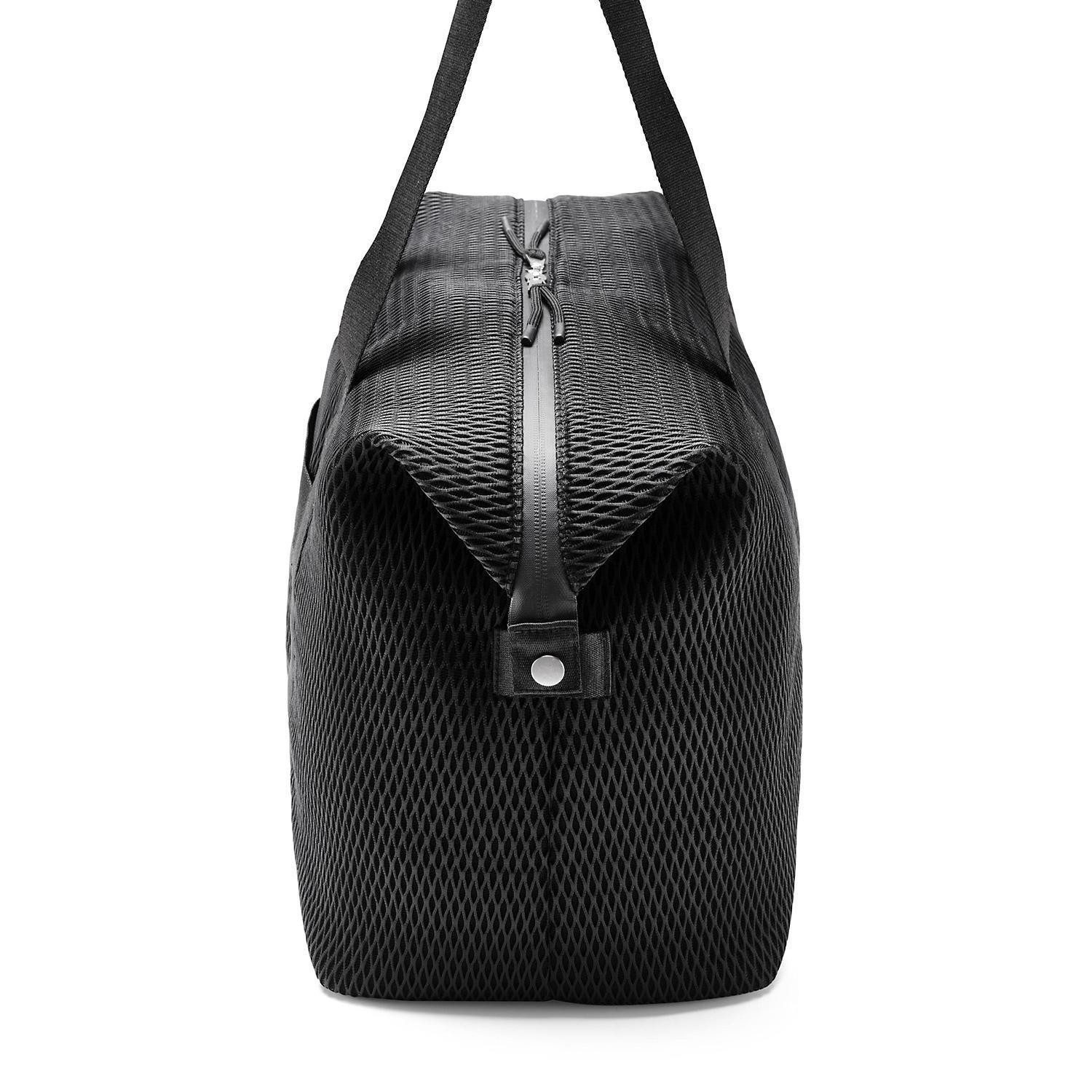 REISENTHEL® Reisetasche EXTRALITE WEEKENDER L, 42 Liter, Schwarz, Mesh, Polyester, Wasserabweisend, B 48 x H 30 x T 22 cm
