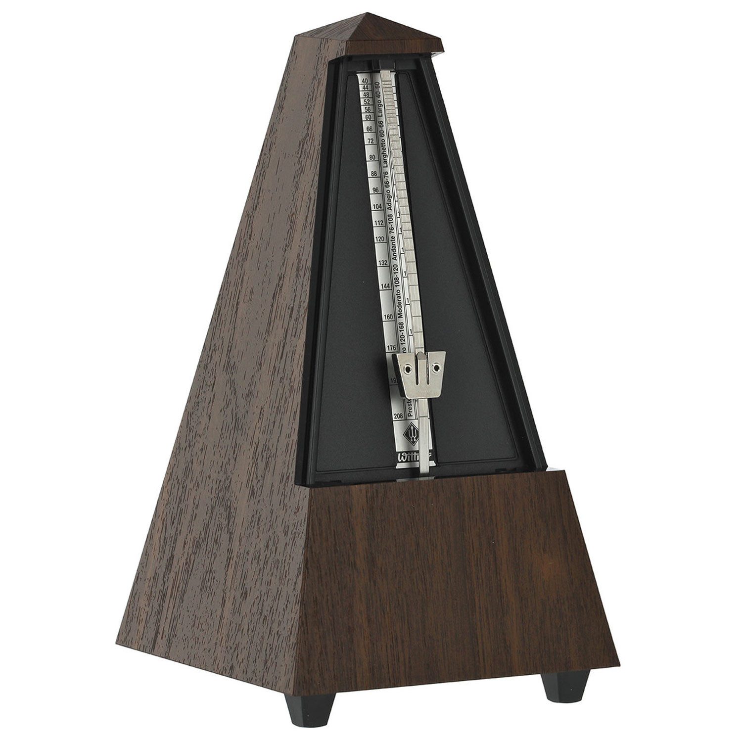 Wittner Metronom Wittner Metronom 855131 mechanisch Nussbaum-Maserung mit Glocke, aufziehbar
