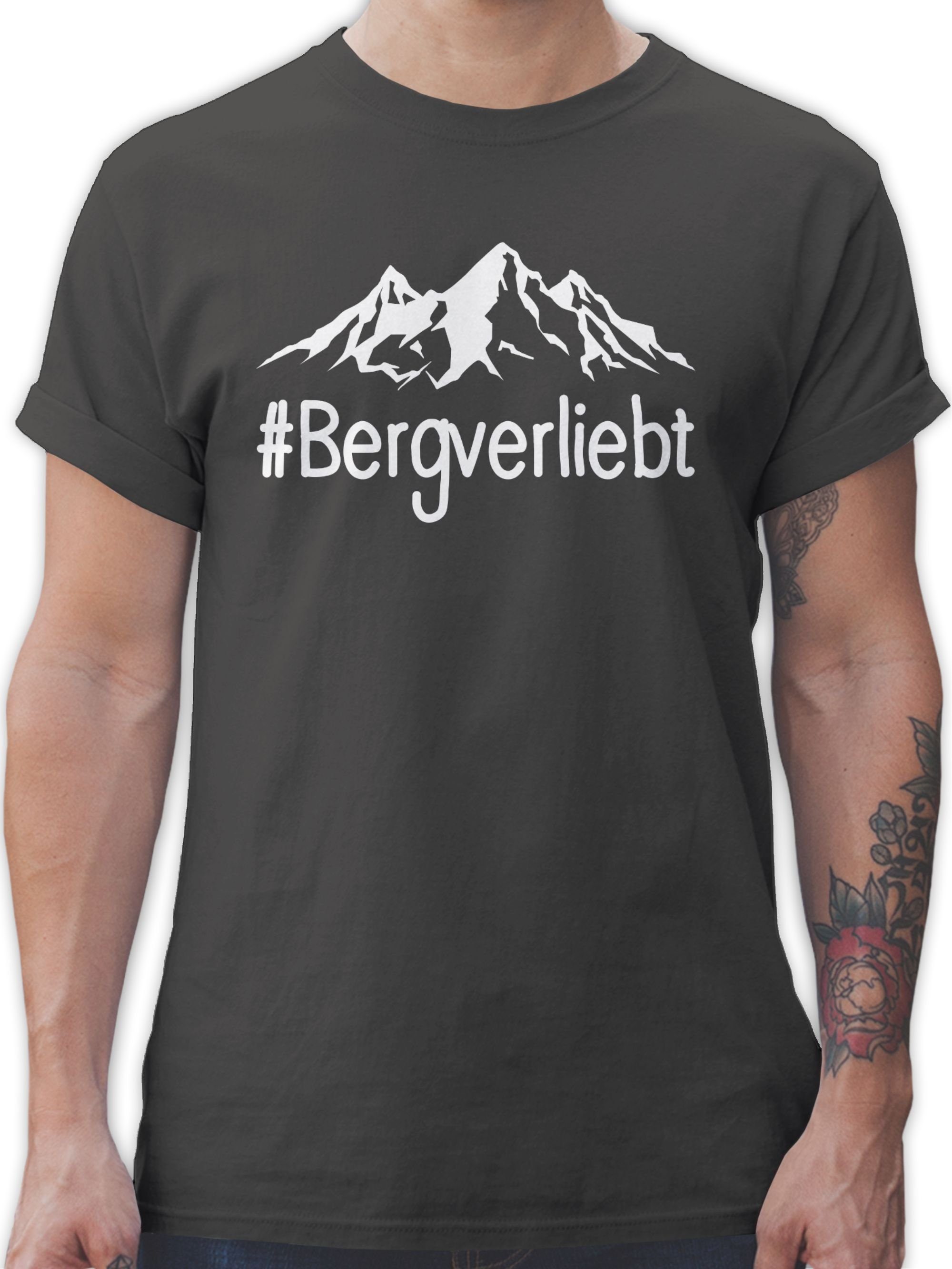 T-Shirt Bergverliebt - weiß
