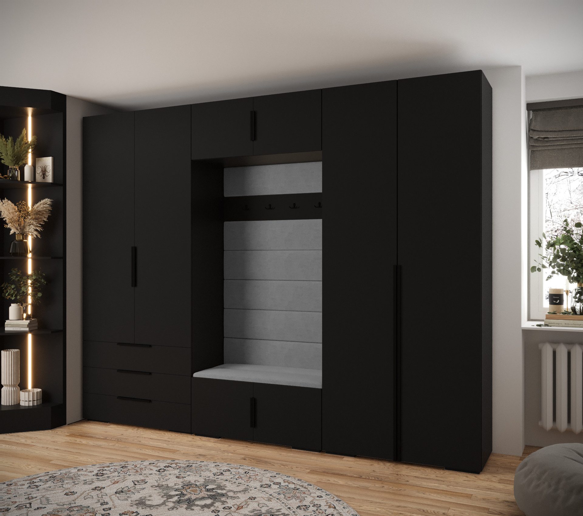 ABIKS MÖBEL Kompaktgarderobe INOVA 1 SATZ günstig online kaufen