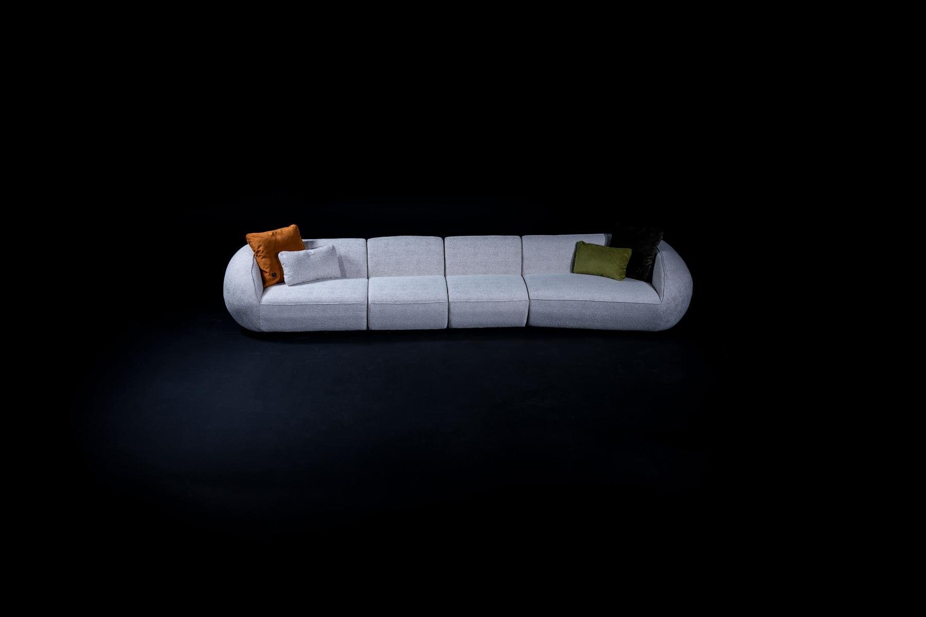 JVmoebel Big-Sofa Wohnzimmer Sofa Sechssitzer Polstermöbel Luxus Designer Couch, 4 Teile, Made in Europe