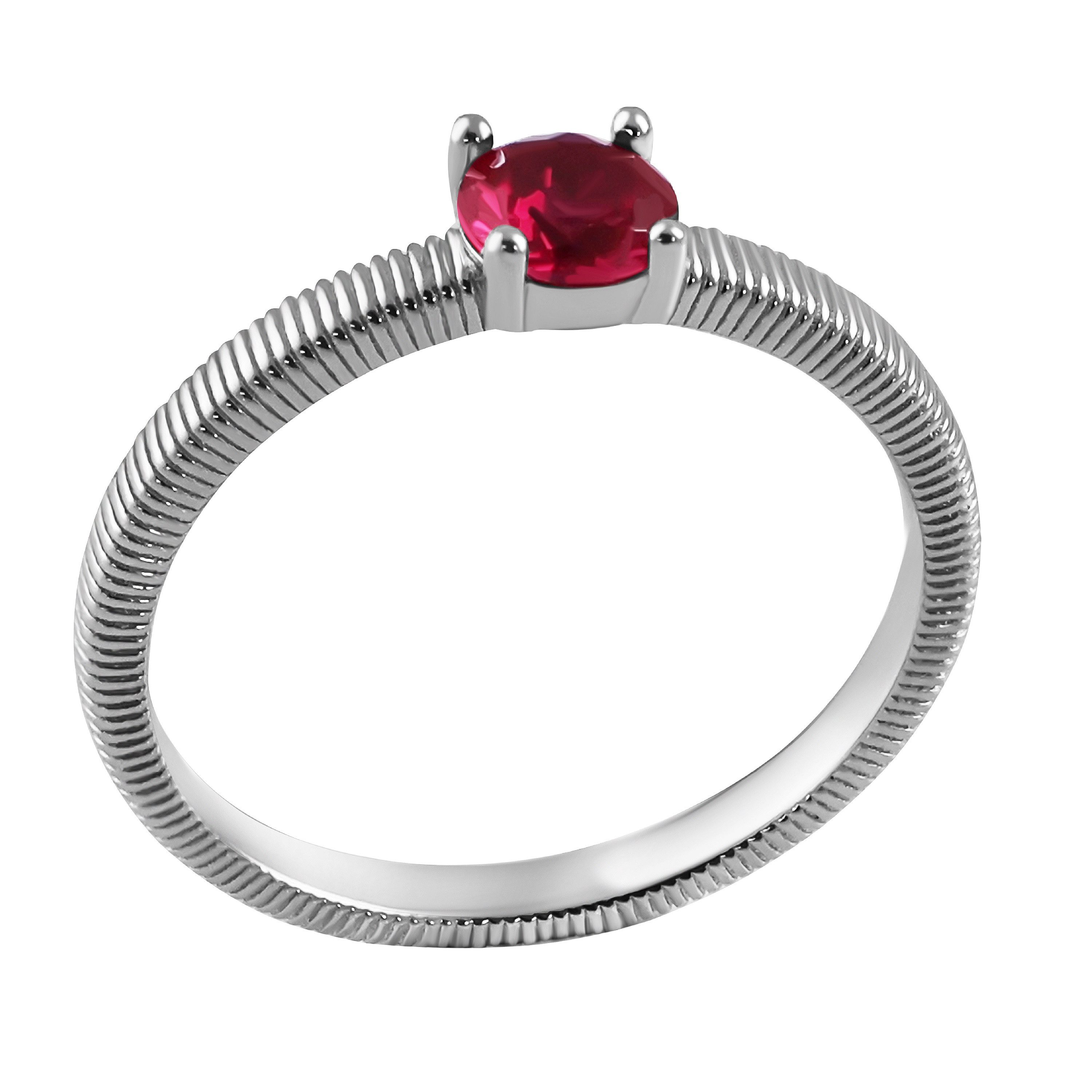 Firetti Fingerring Schmuck Geschenk Silber 925 Damenring Ring Solitär, mit Zirkonia (synth)