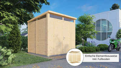 BERTILO Gartenhaus Woodline, BxT: 226x240 cm