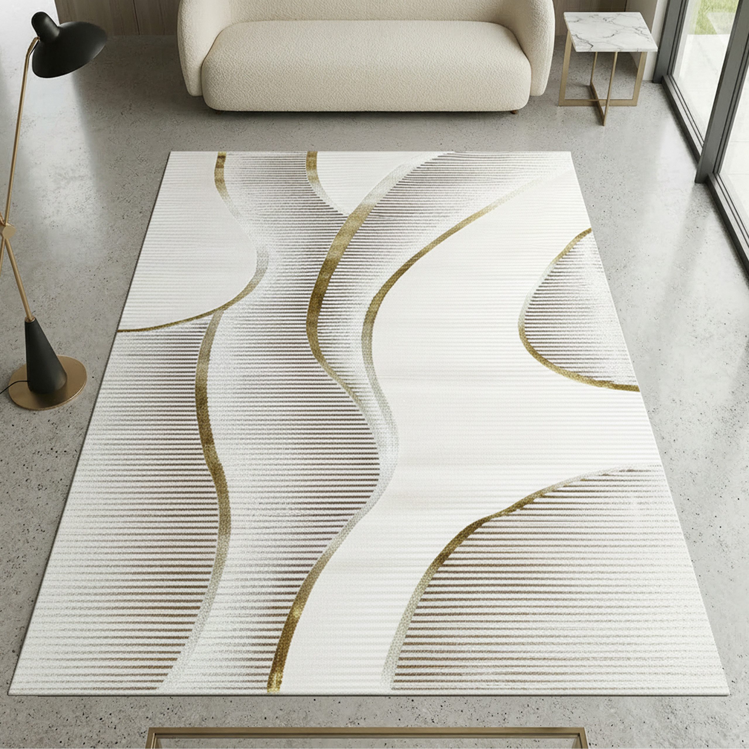 Carpetia Designteppich Dekorative Muster, rechteckig, Höhe: 8 mm, pflegeleicht, weich