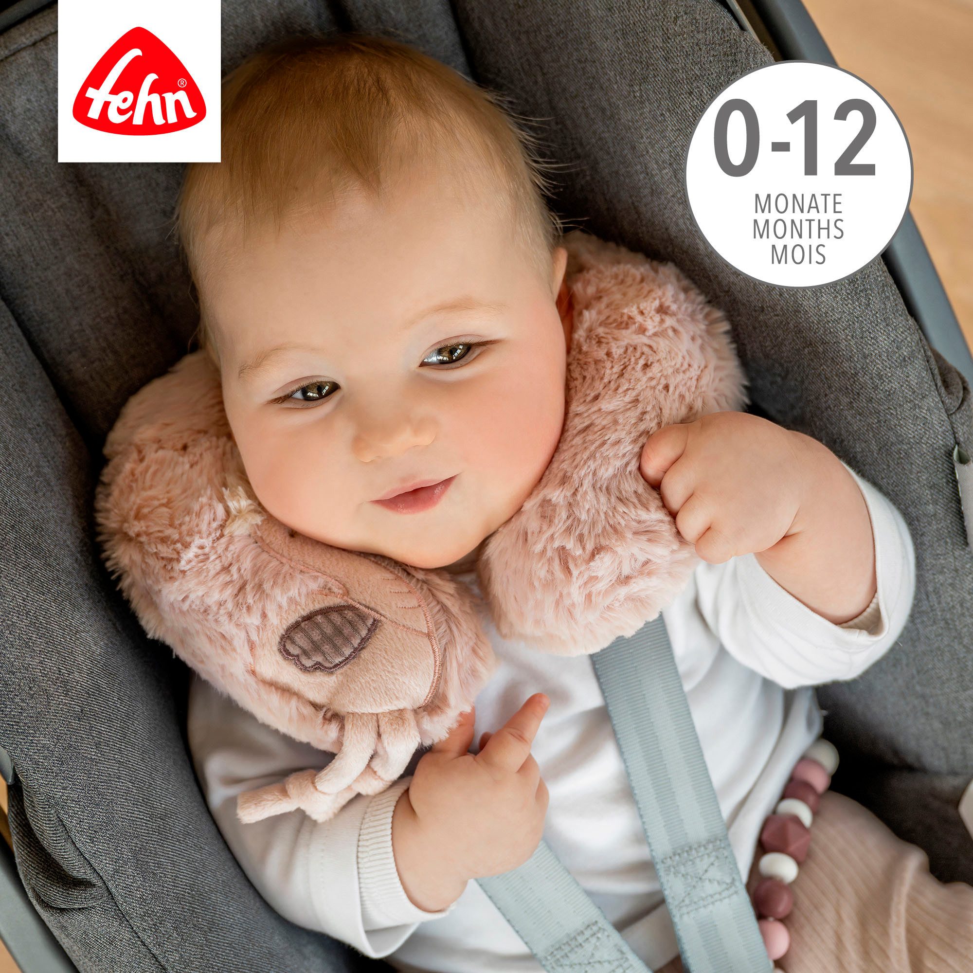 Fehn Nackenkissen Lazy, Crazy & Pink, Flamingo