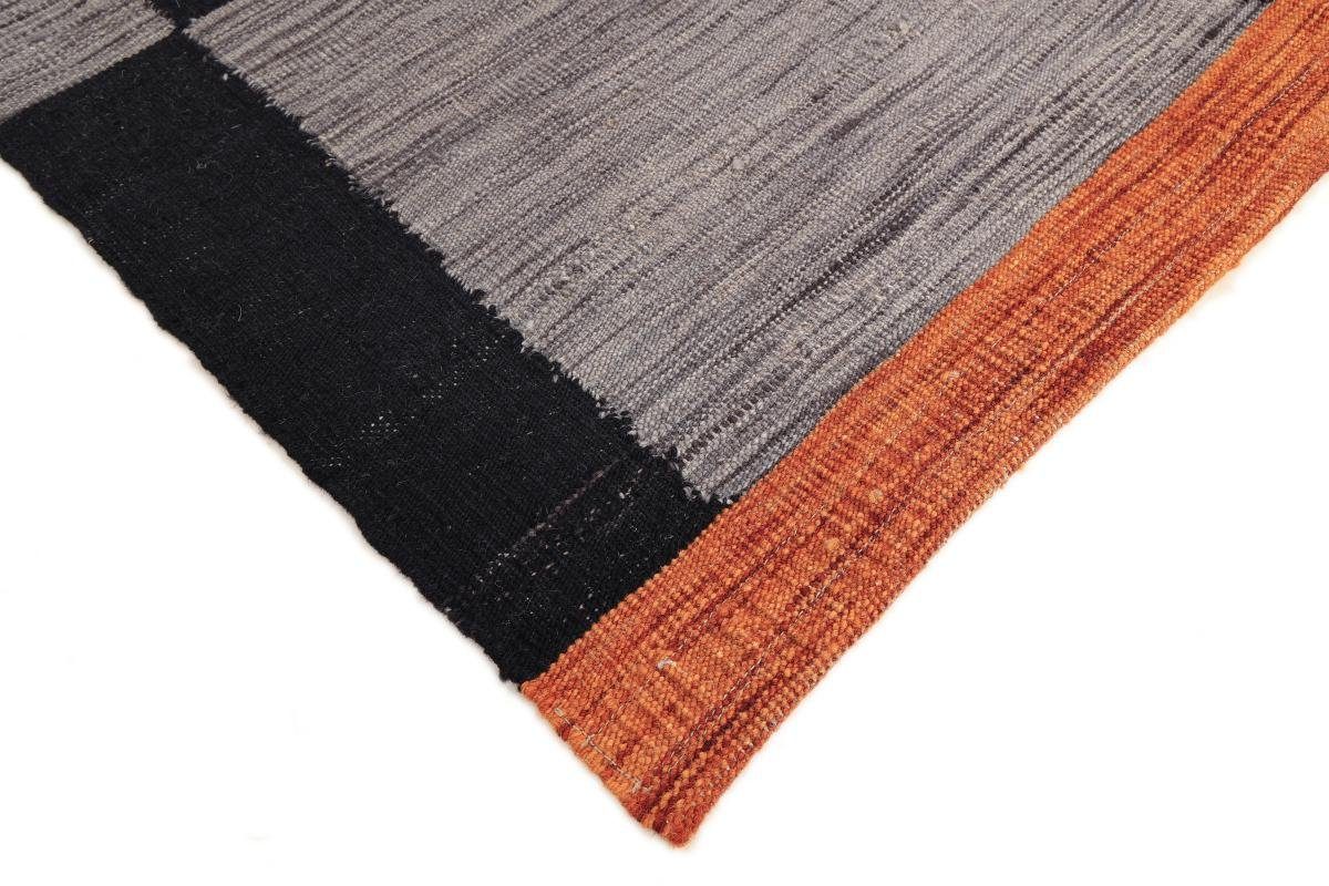 Orientteppich Kelim Afghan Design 105x146 Trading, Höhe: 3 mm Handgewebter Orientteppich, rechteckig, Nain
