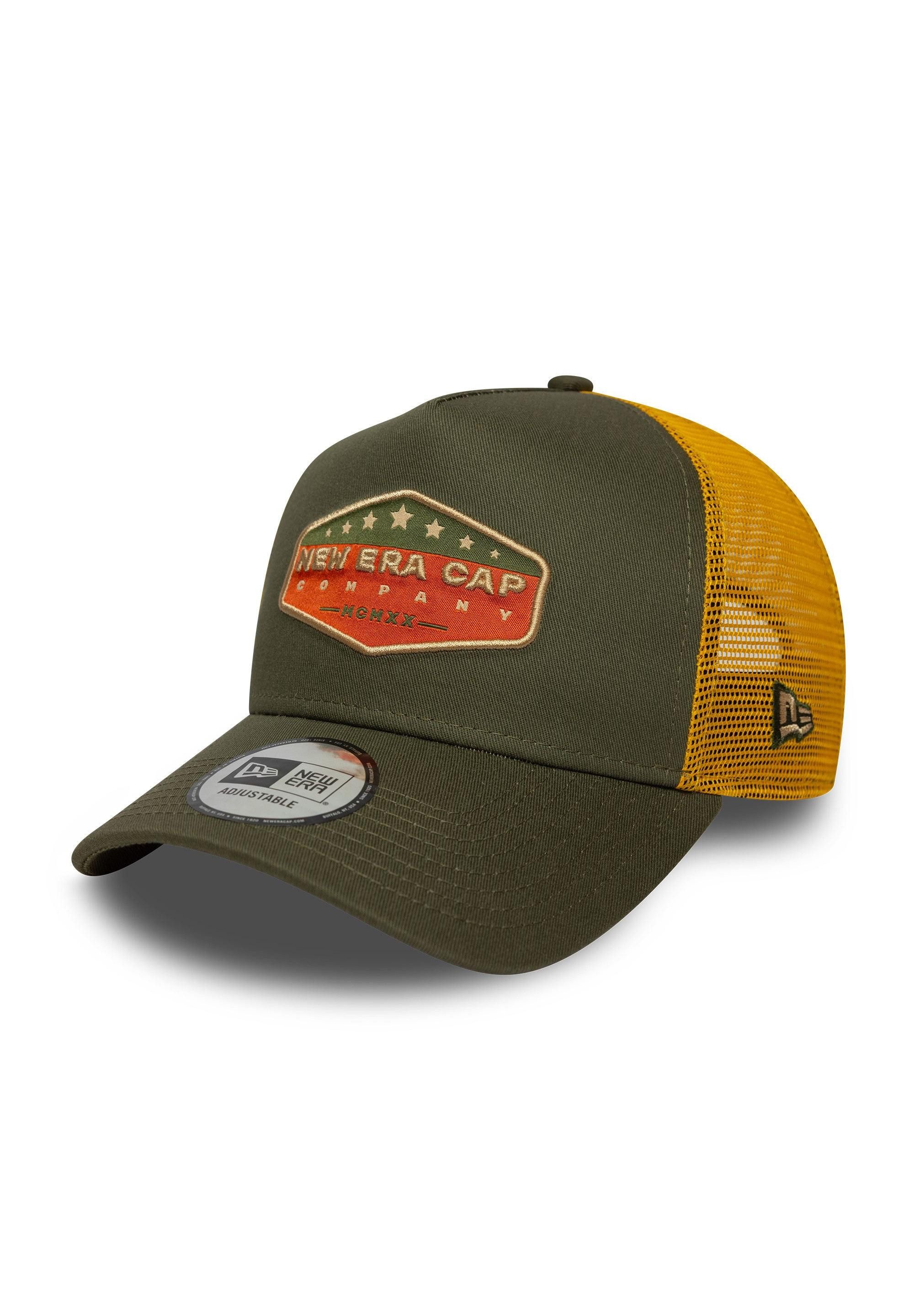 Baseball Cap Cotton Patch Trucker Cap New Era A-Frame Grün