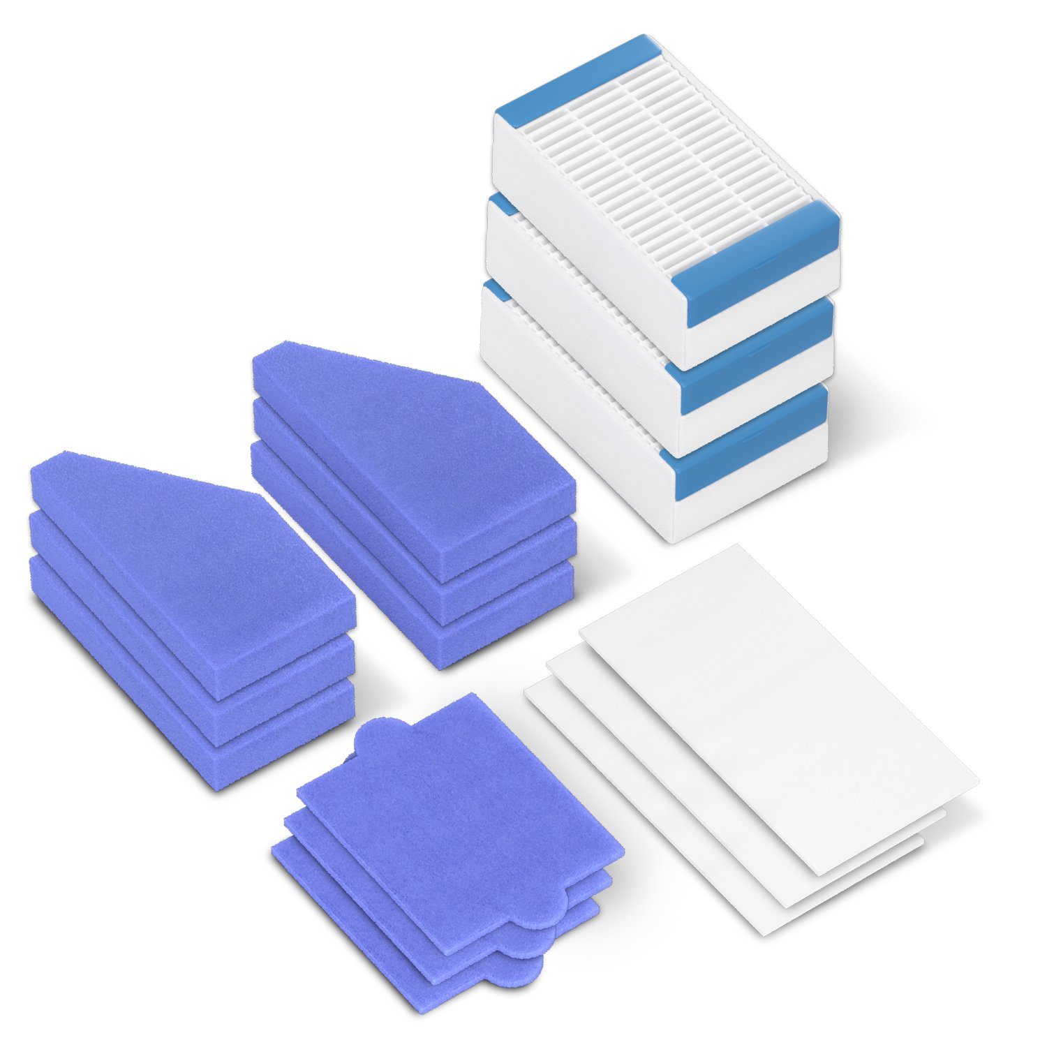 VIOKS HEPA-Filter Hygienefilter Set, Zubehör für Thomas Aqua + Pet Family Multiclean X10 Staubsauger