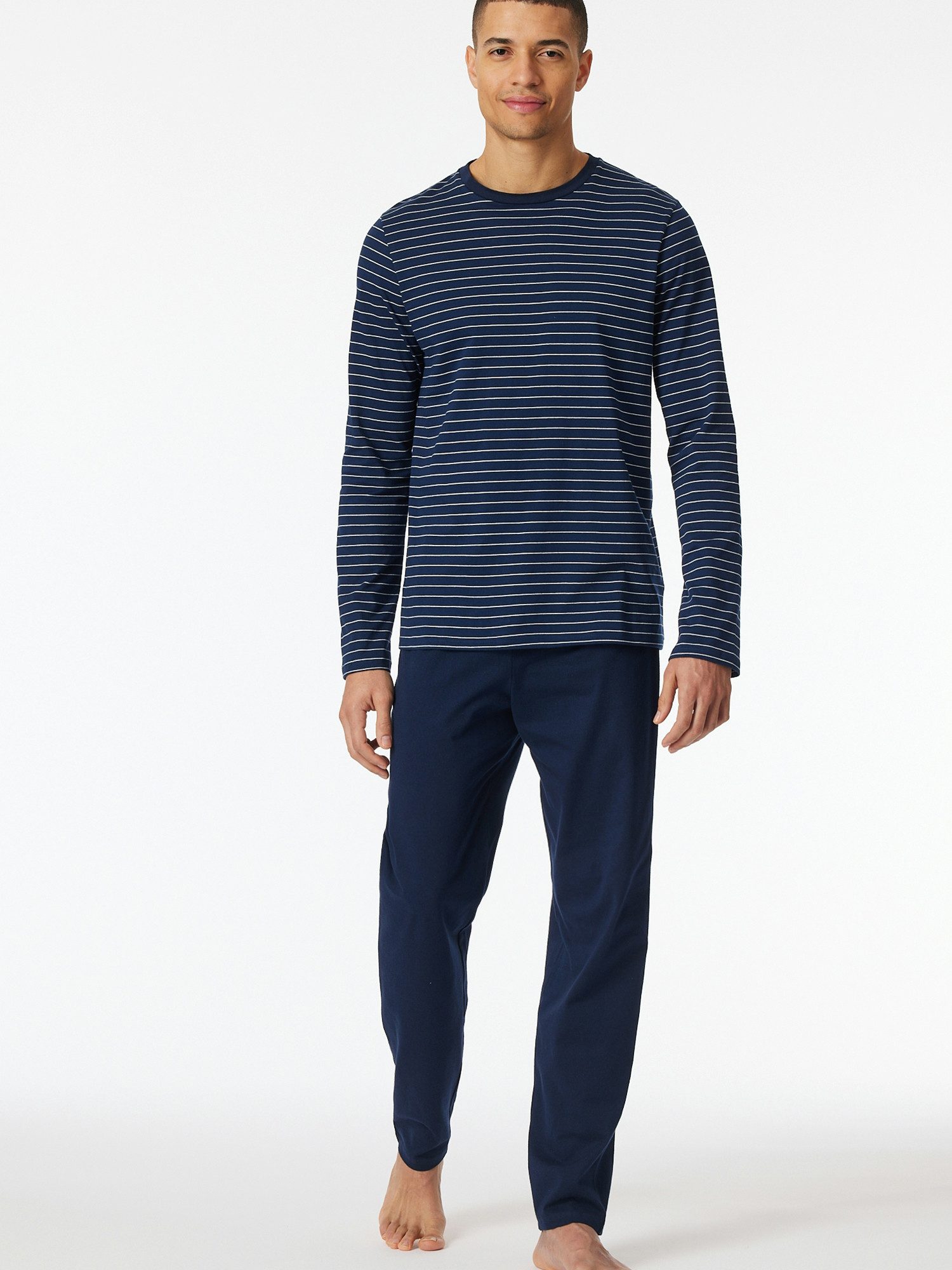 Schiesser Pyjama Schlafanzug lang - Casual günstig online kaufen