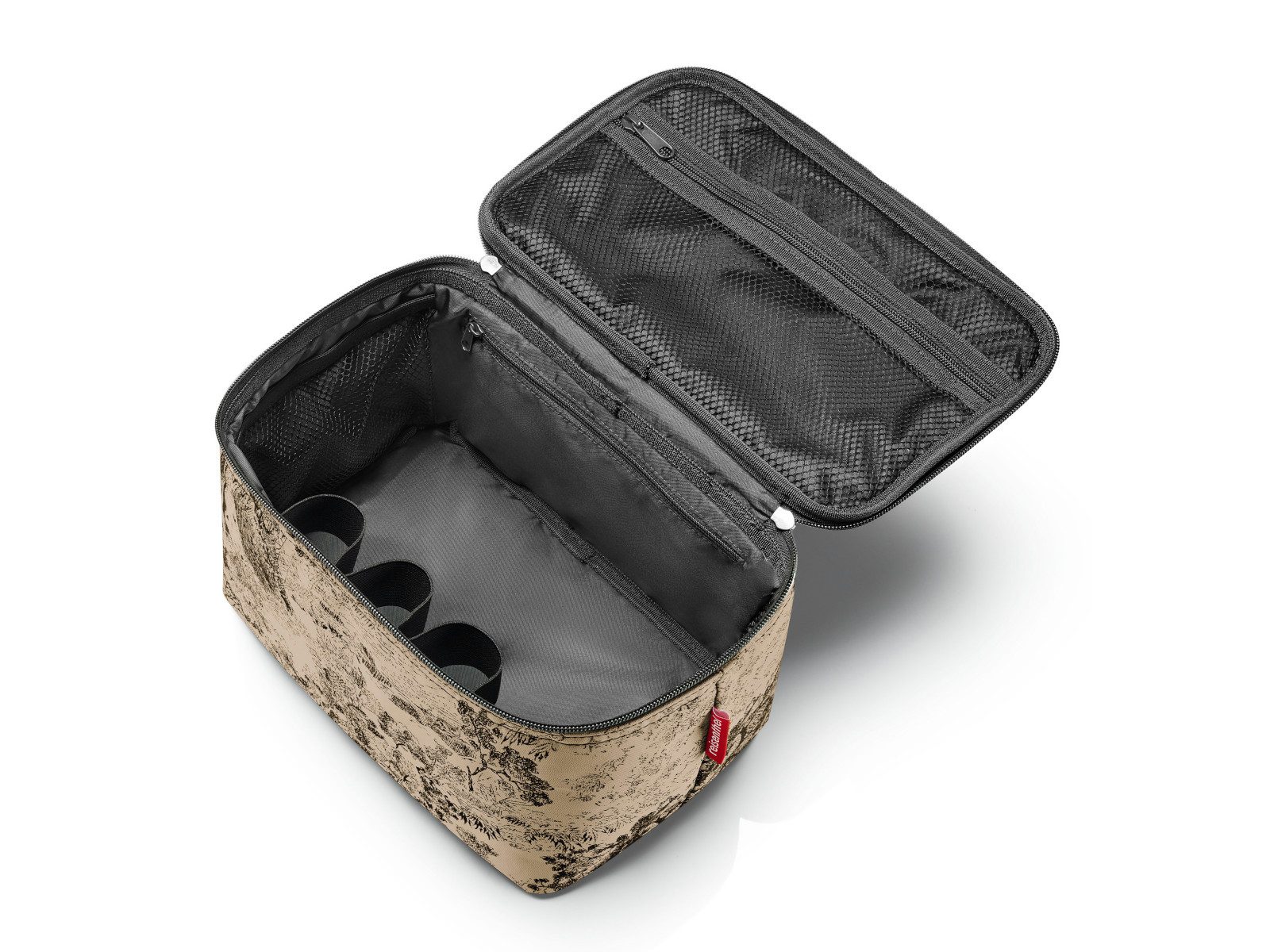 REISENTHEL® Kosmetiktasche cosmetic case jacquard brown – Bild 3 von 4