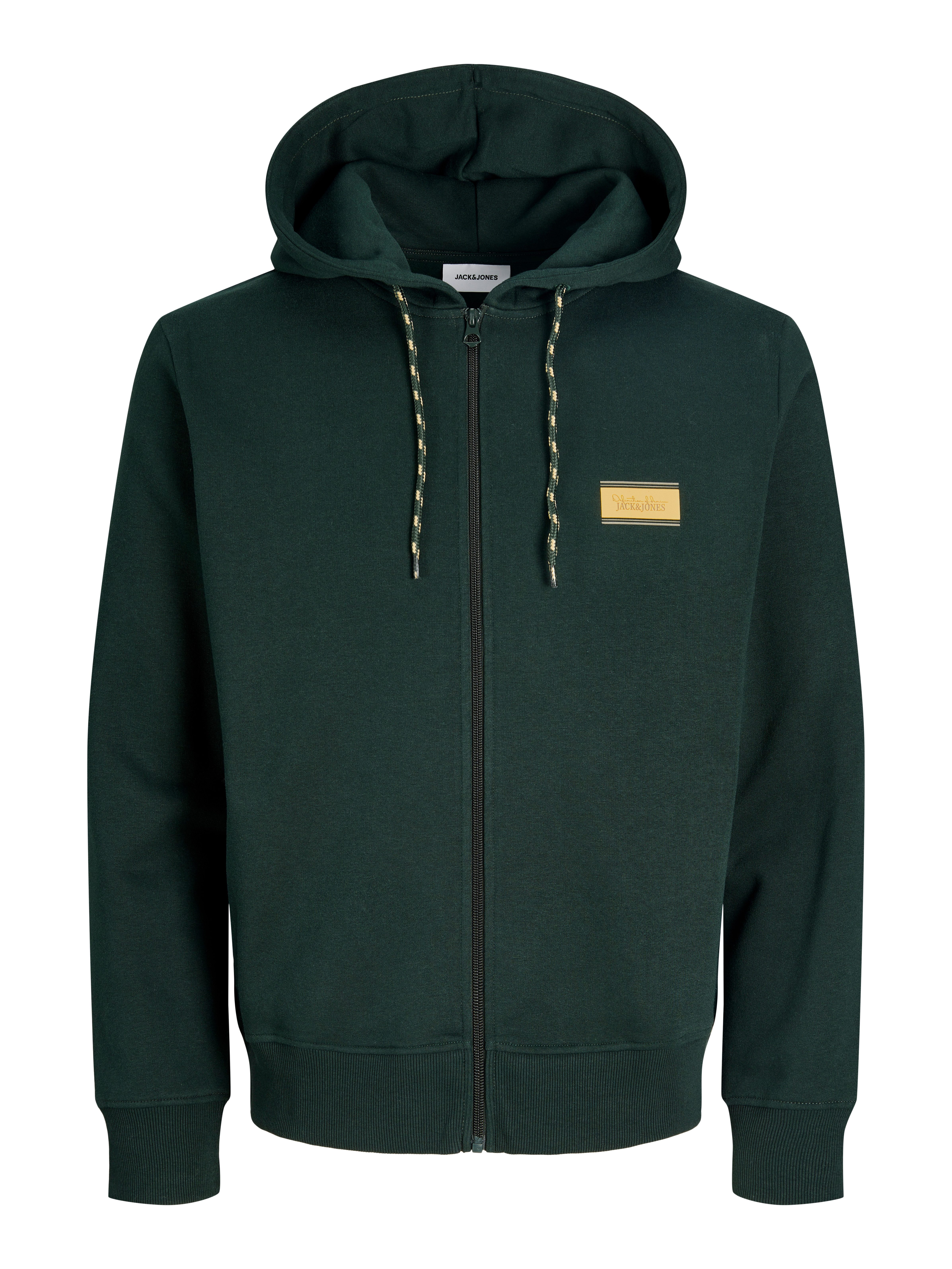 Jack & Jones Kapuzensweatjacke JJBUSTER SWEAT ZIP HOOD BTS Baumwollmischung, regular Fit
