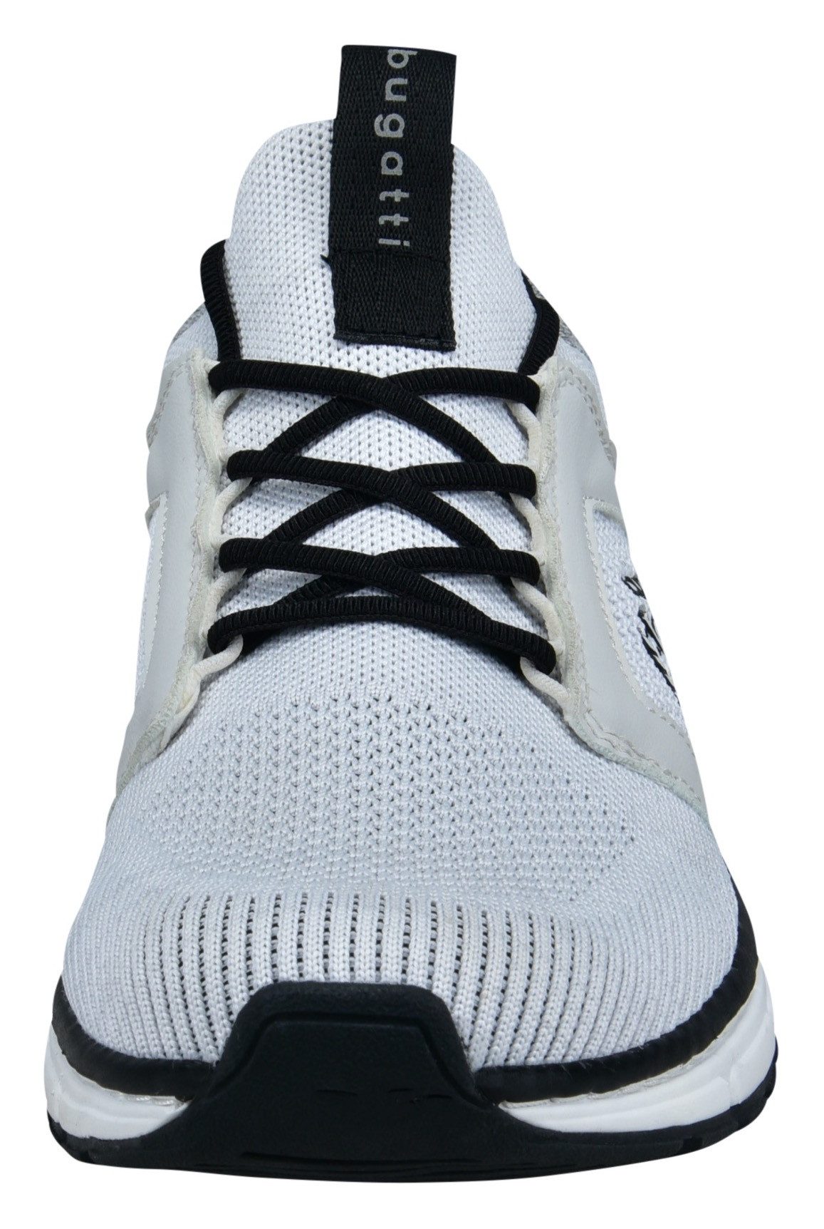 bugatti Sneaker, Schnürschuh, Halbschuh, Freizeitschuh, Kontrastbesatz an der Ferse