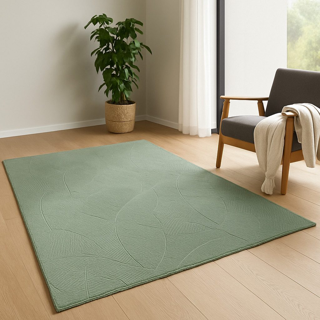 TaCa Home Teppich Kurzflor Teppich Hasenfell Optik, rechteckig, Höhe: 10 mm günstig online kaufen