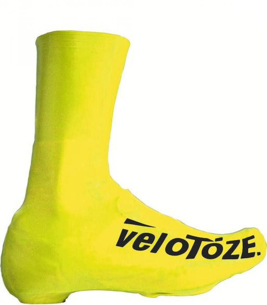 Velotoze VeloToze Überschuh 2.0 lang gelb L - wasserdichter Aero-Überschuh für Fahrradschuh