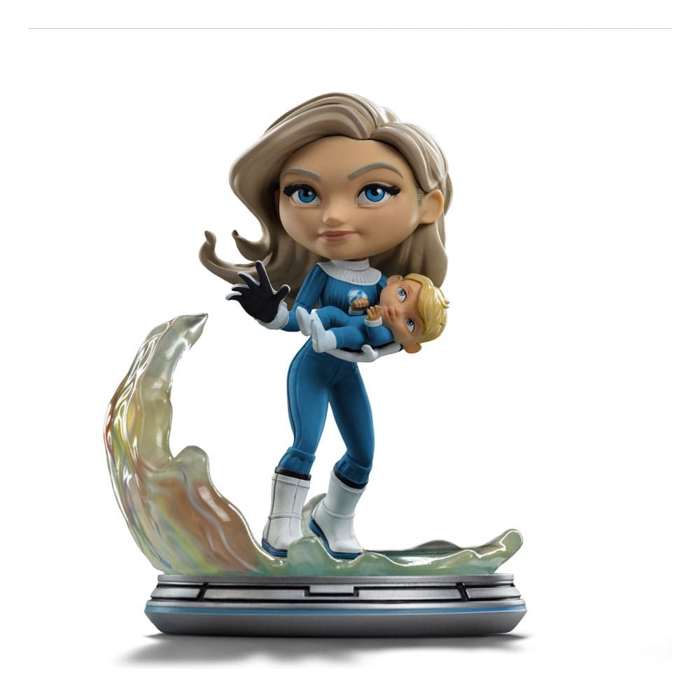 Iron Studios Merchandise-Figur Fantastic Four Mini Co. PVC Figur Invisible Woman and Franklin 15 cm
