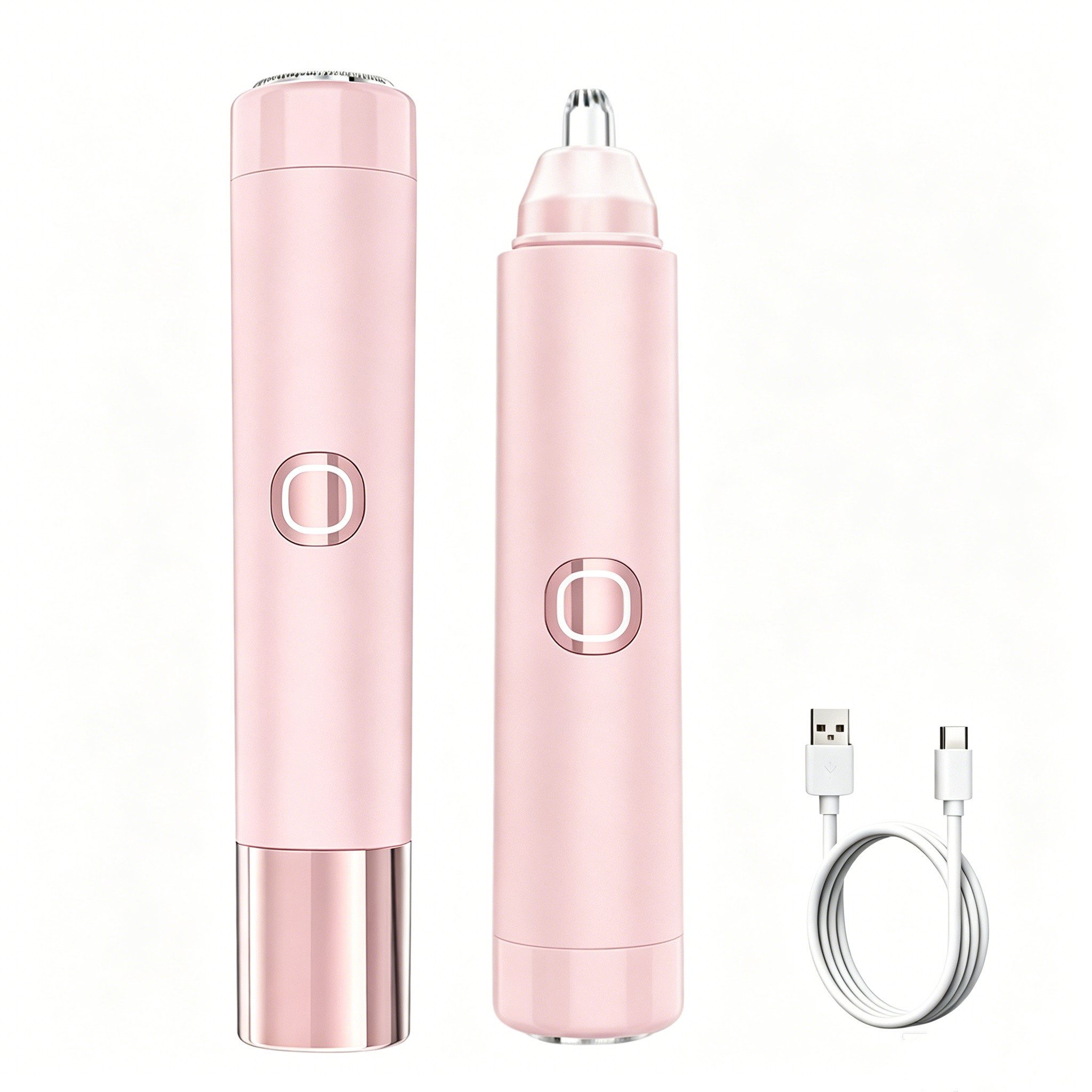 inschimmer Gesichtsepilierer 2-in-1 USB Augenbrauenrasierer Gesichtshaarentferner Epilierer Damen