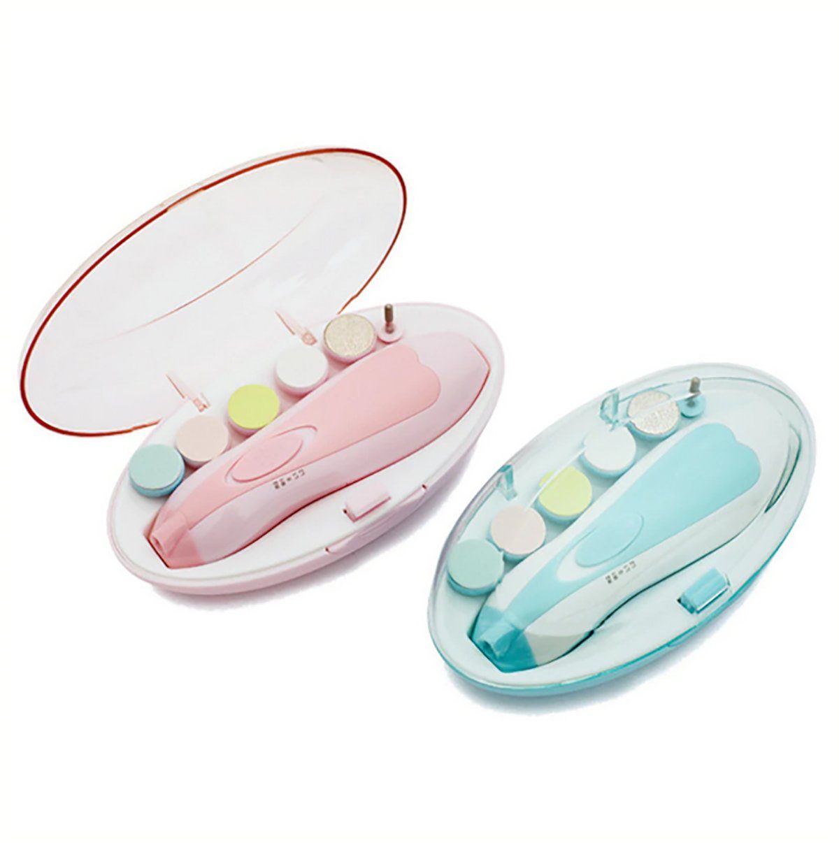 TPFBeauty Babypflege-Set Elektrische Baby Nagelfeile mit Akku Sicherer Baby-Nagelschneider, 1 tlg., Pediküreset Elektrisch für Säuglinge und Kleinkinder - Blau