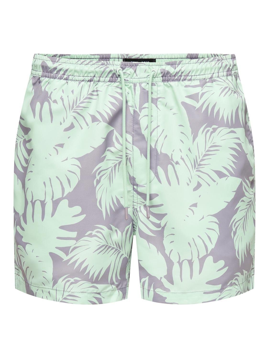 ONLY & SONS Badeshorts ONSTED LIFE SWIM SHORT FLOWER AOP 2
