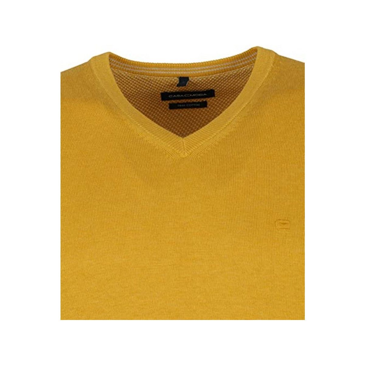 CASAMODA VENTI V-Ausschnitt-Pullover gelb (1-tlg) (562) Gelb