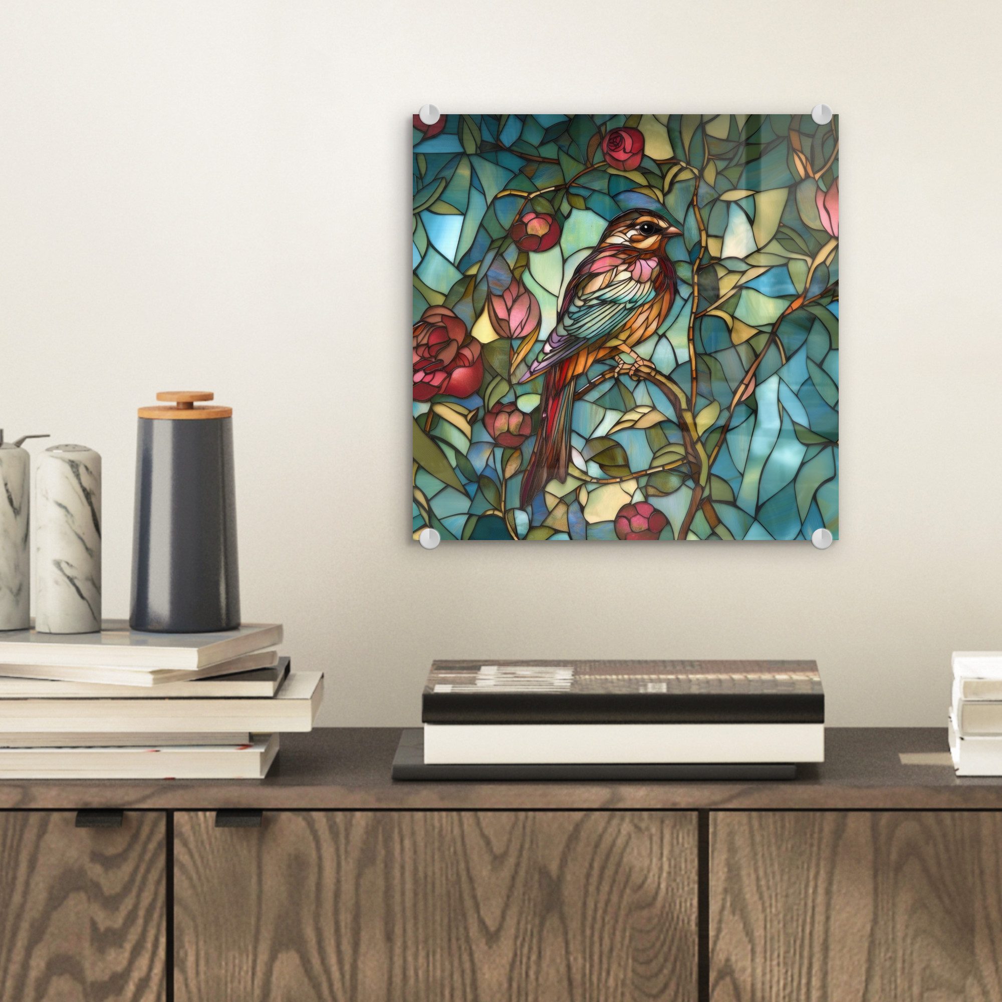 MuchoWow Acrylglasbild Vogel - Zweig - günstig online kaufen