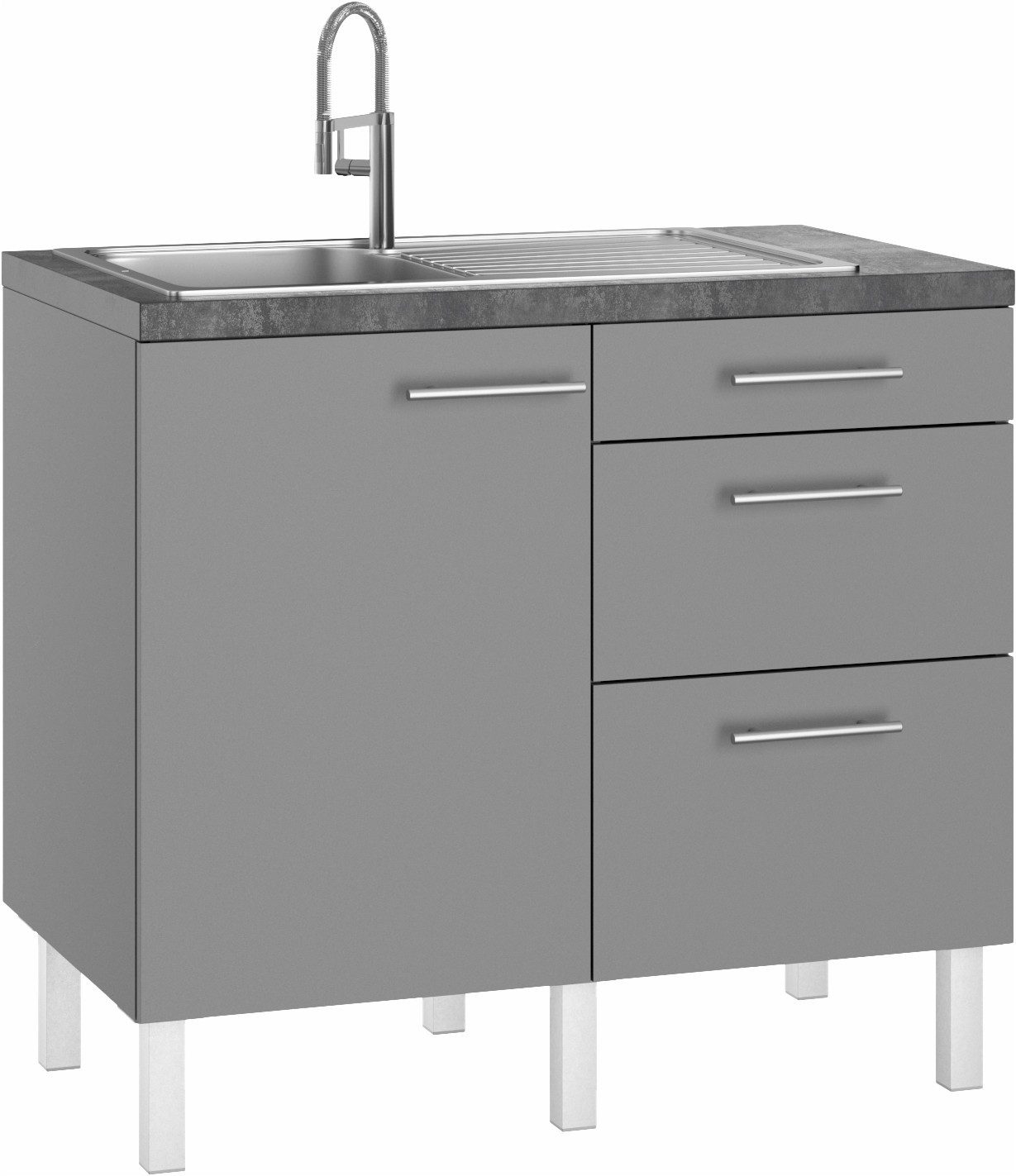 OPTIFIT Pantryküche Lilly, Breite 100 cm