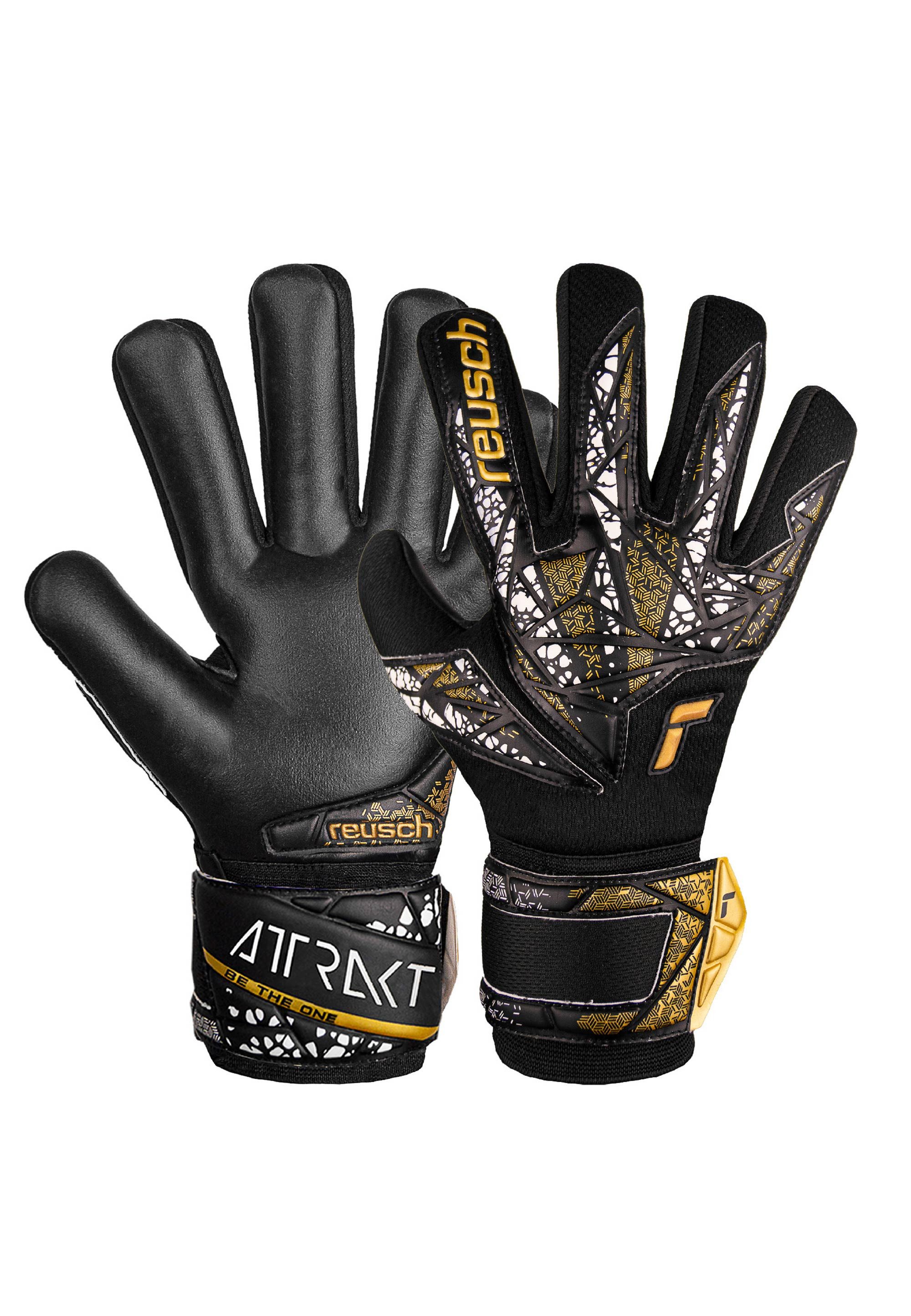Torwarthandschuhe Attrakt Silver NC Finger Support
