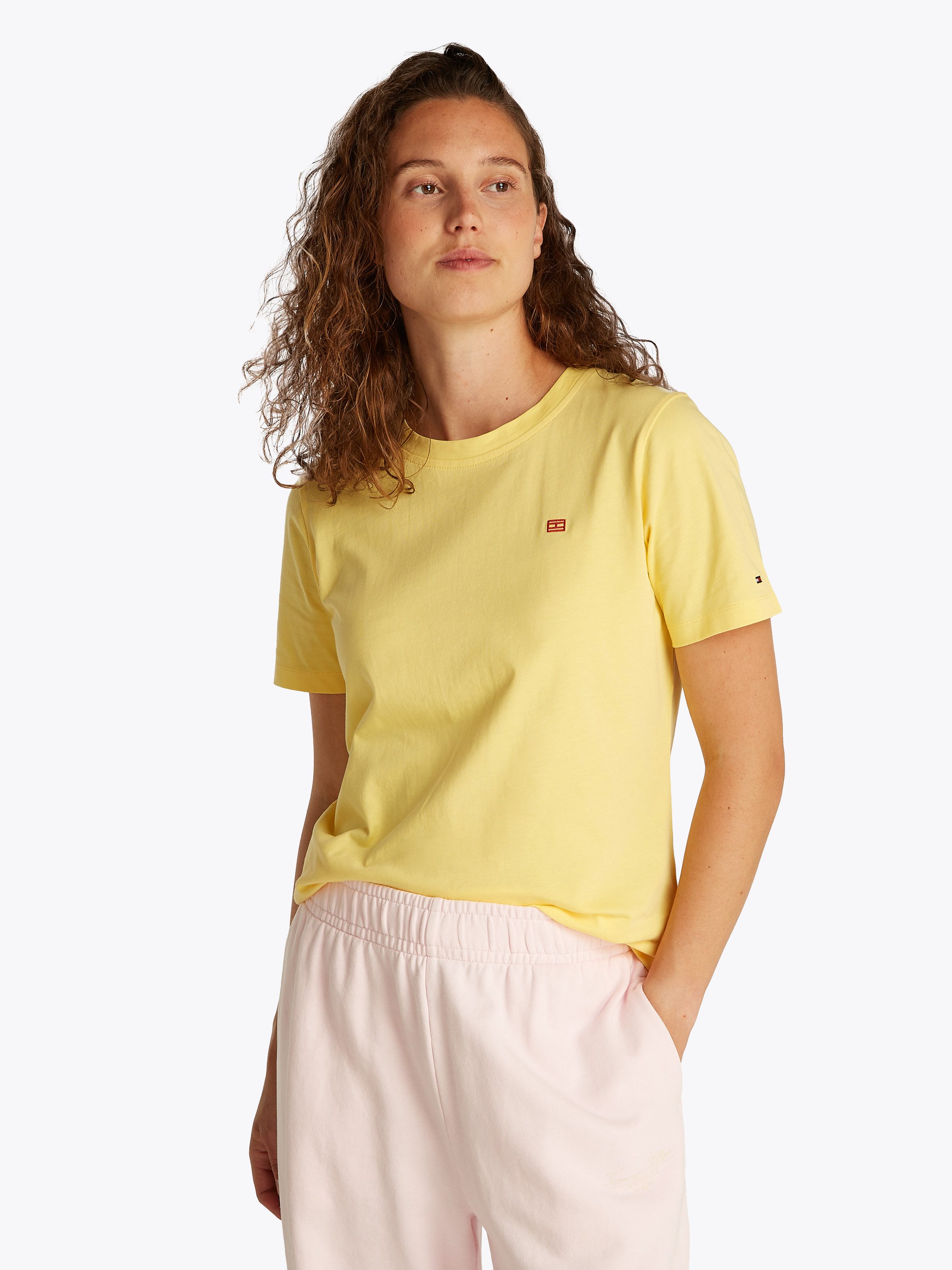 Tommy Hilfiger T-Shirt REG CONTRAST FLAG günstig online kaufen