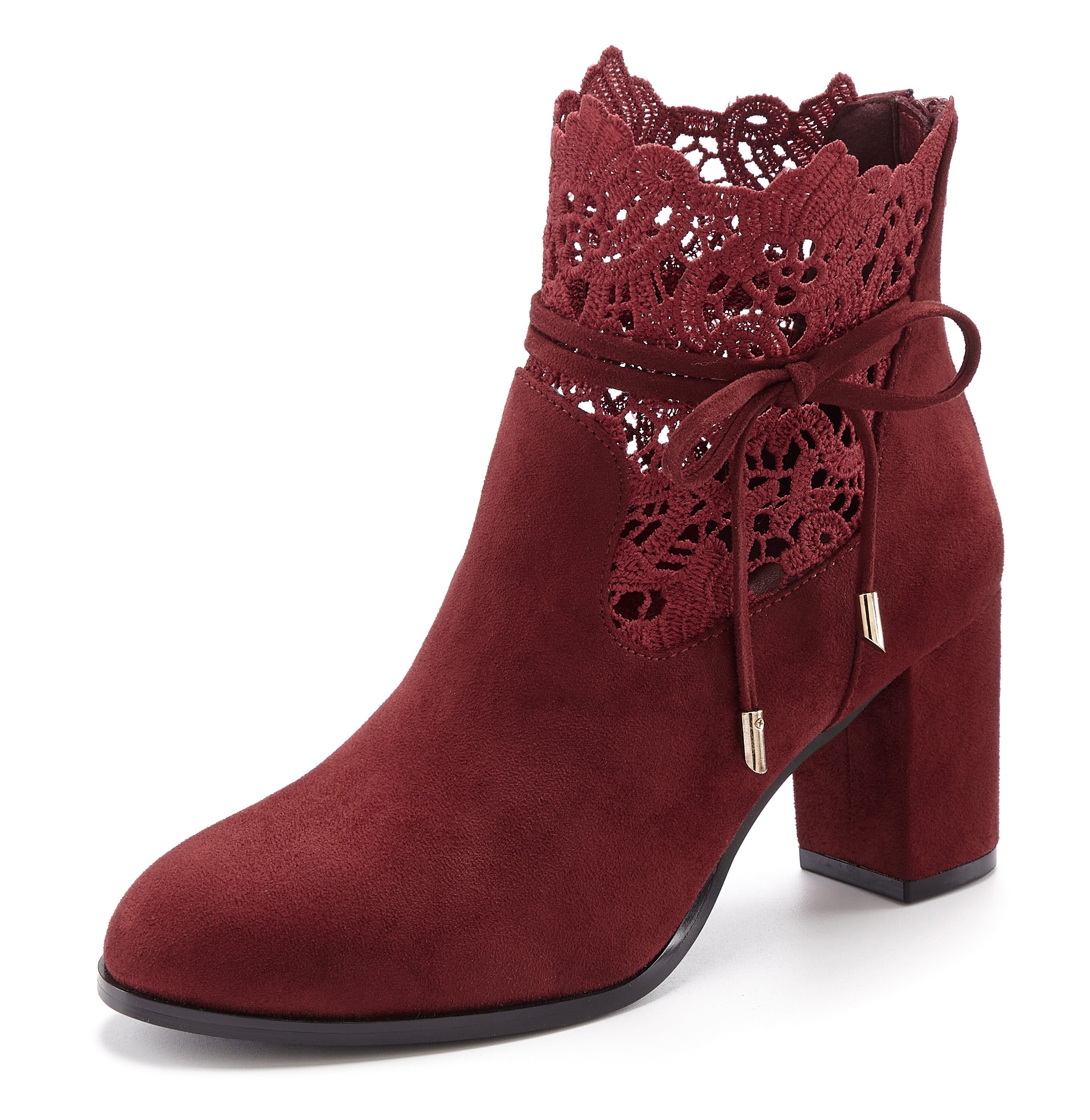 LASCANA High-Heel-Stiefelette mit modischer Spitze und günstig online kaufen