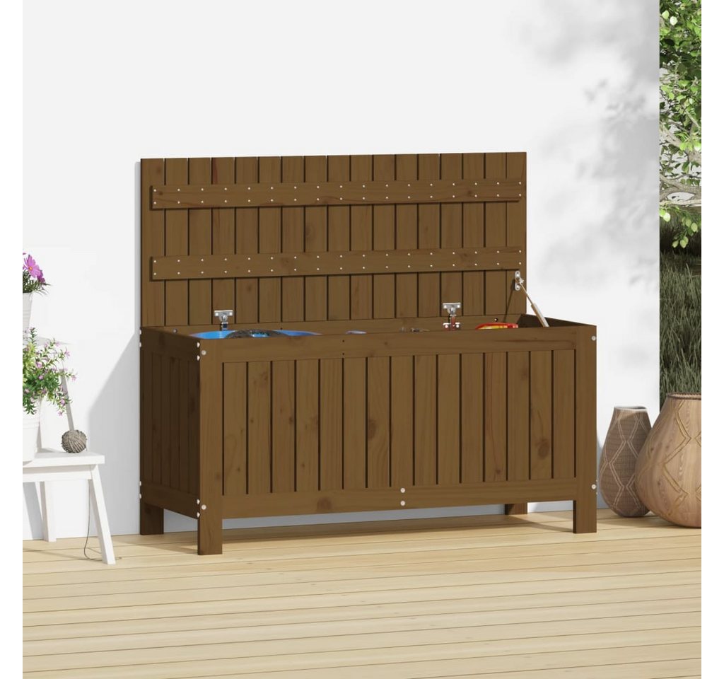 Thumbnail - vidaXL Gartenbox, Gartentruhe Honigbraun 108x42,5x54 cm Massivholz Kiefer