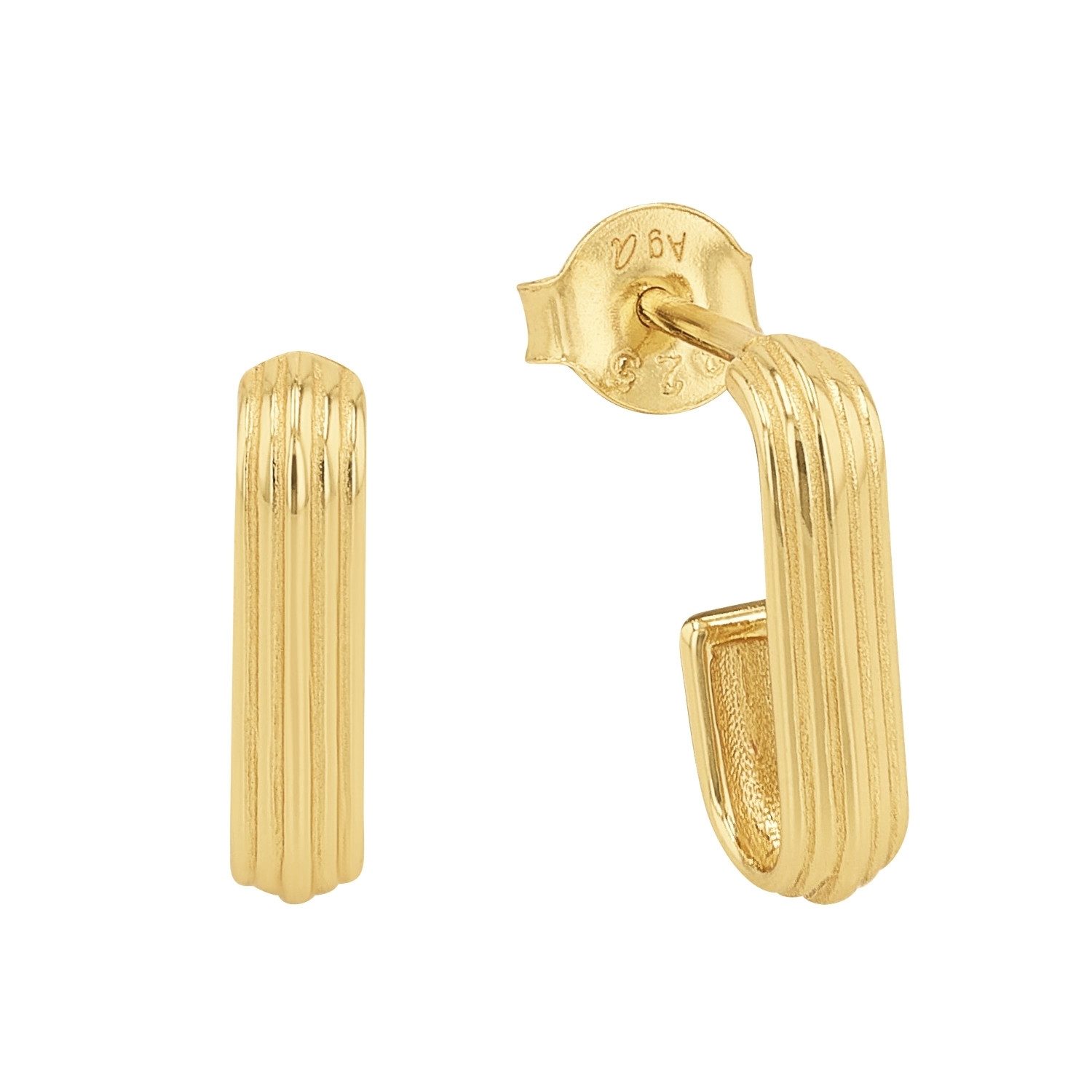 Amor Paar Creolen Amor Creolen für Damen, 925 Sterling Silber (Creolen, 2-tlg)