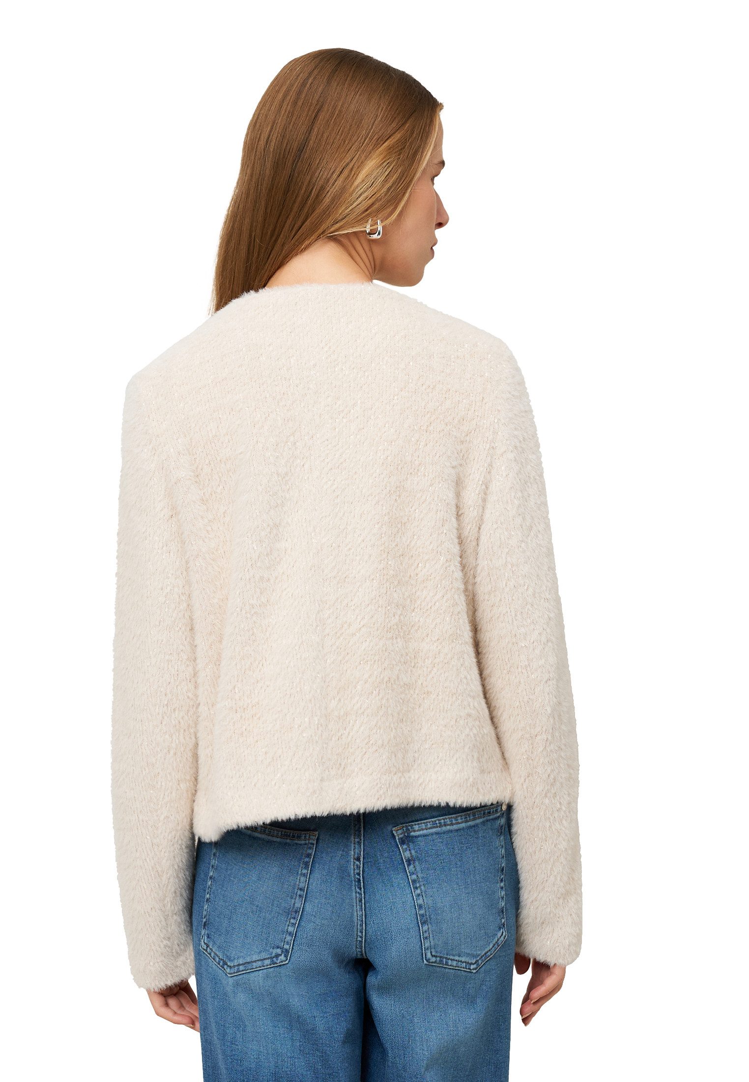 Zero Sweatjacke Damen mit Schleife Bindedetail