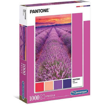 Clementoni® Puzzle Clementoni - Lavender Sunset, 1000 Puzzleteile, 1000 Teile Puzzle