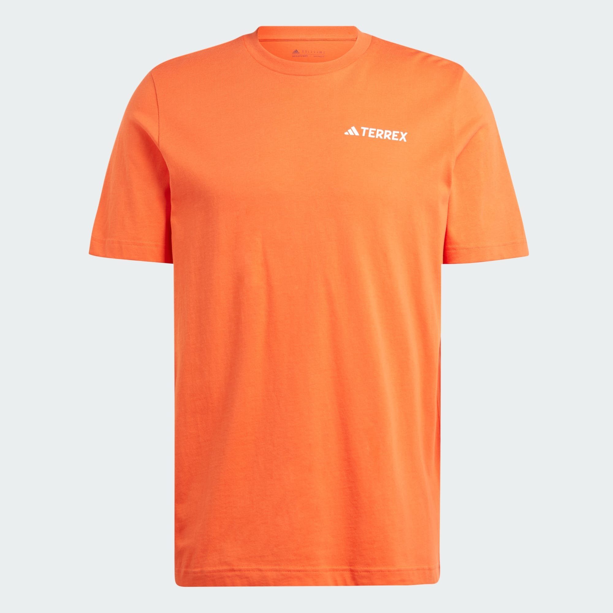 Funktionsshirt TERREX adidas Impact TERREX GRAPHIC Semi T-SHIRT MTN Orange 2.0