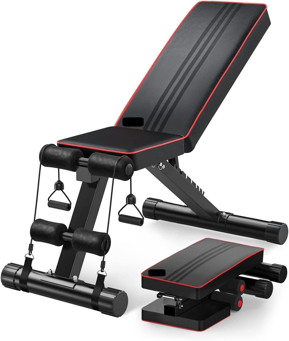 Dripex Hantelbank Klappbare Hantelbank Training Fitness Bank Bauchtrainer bis 250kg