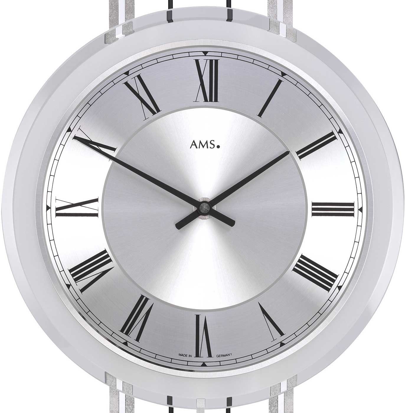 AMS Wanduhr Sondermodell mit Westminster Melodie röm. Zifferblatt