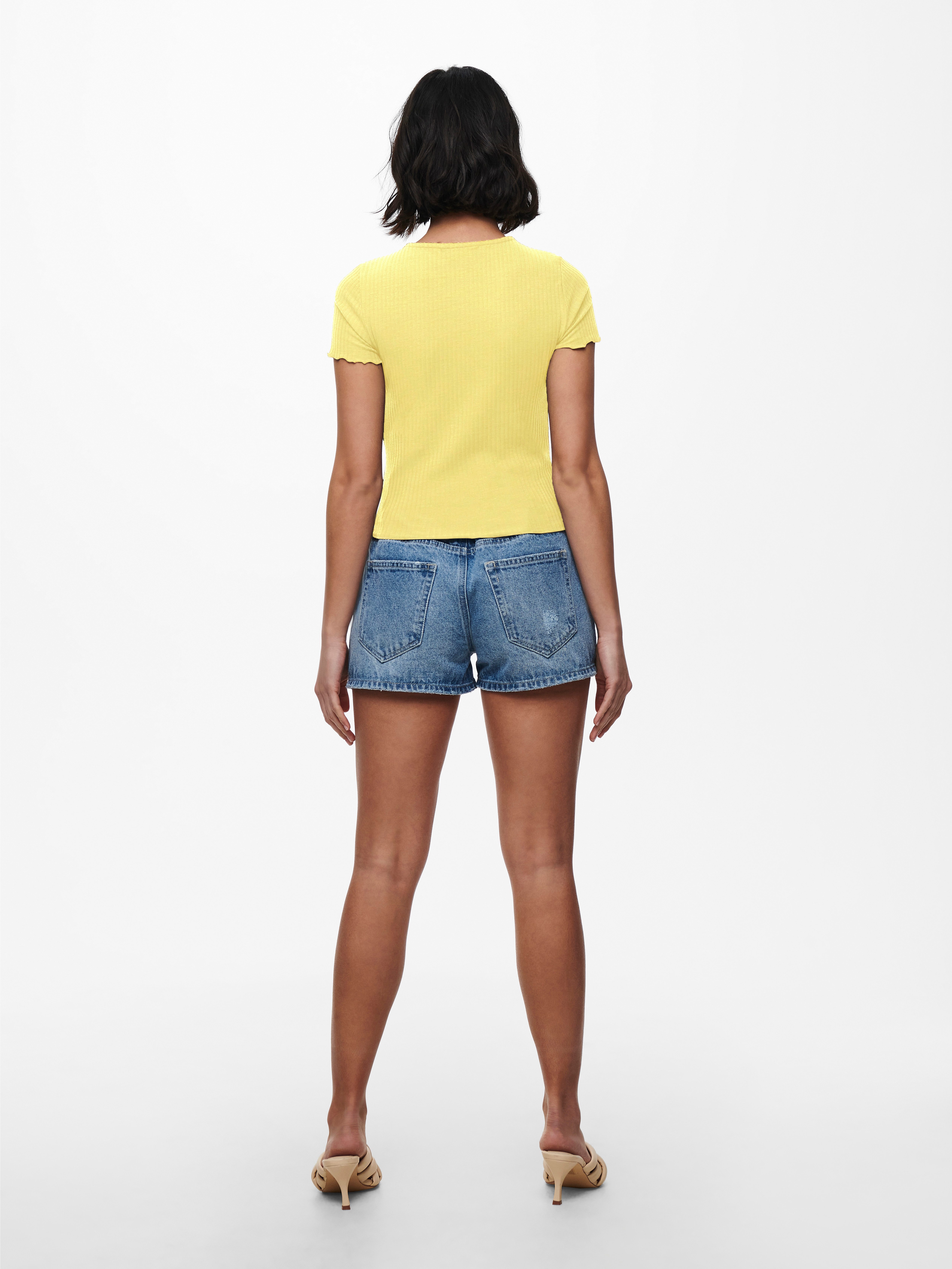 ONLY Rundhalsshirt ONLEMMA S/S SHORT TOP NOOS JRS Rundhals, modisch, regula günstig online kaufen