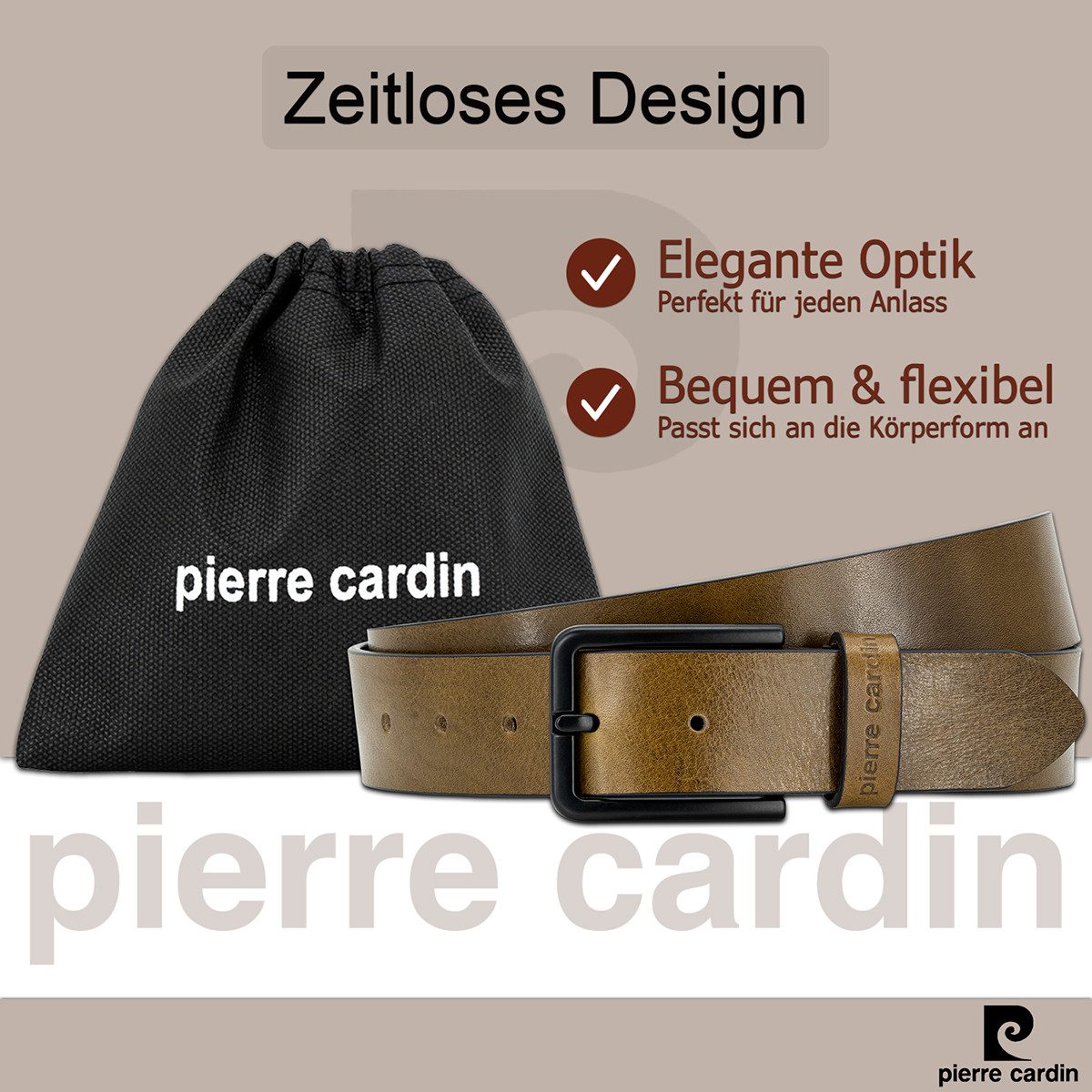 Pierre Cardin Ledergürtel