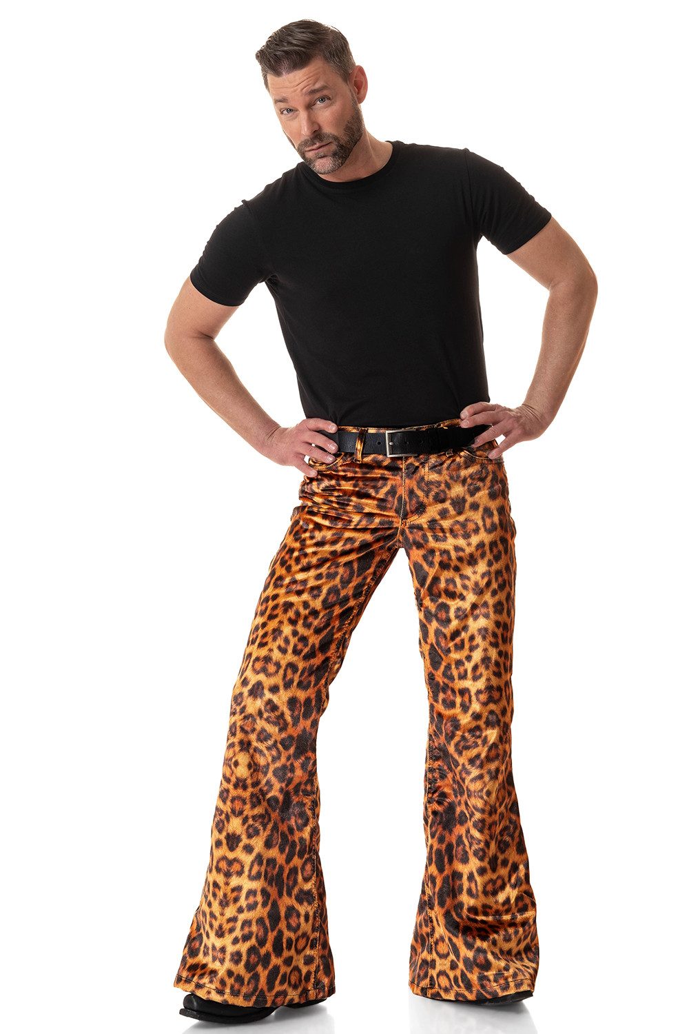 Comycom Schlaghose Herren STAR LEO ANIMAL