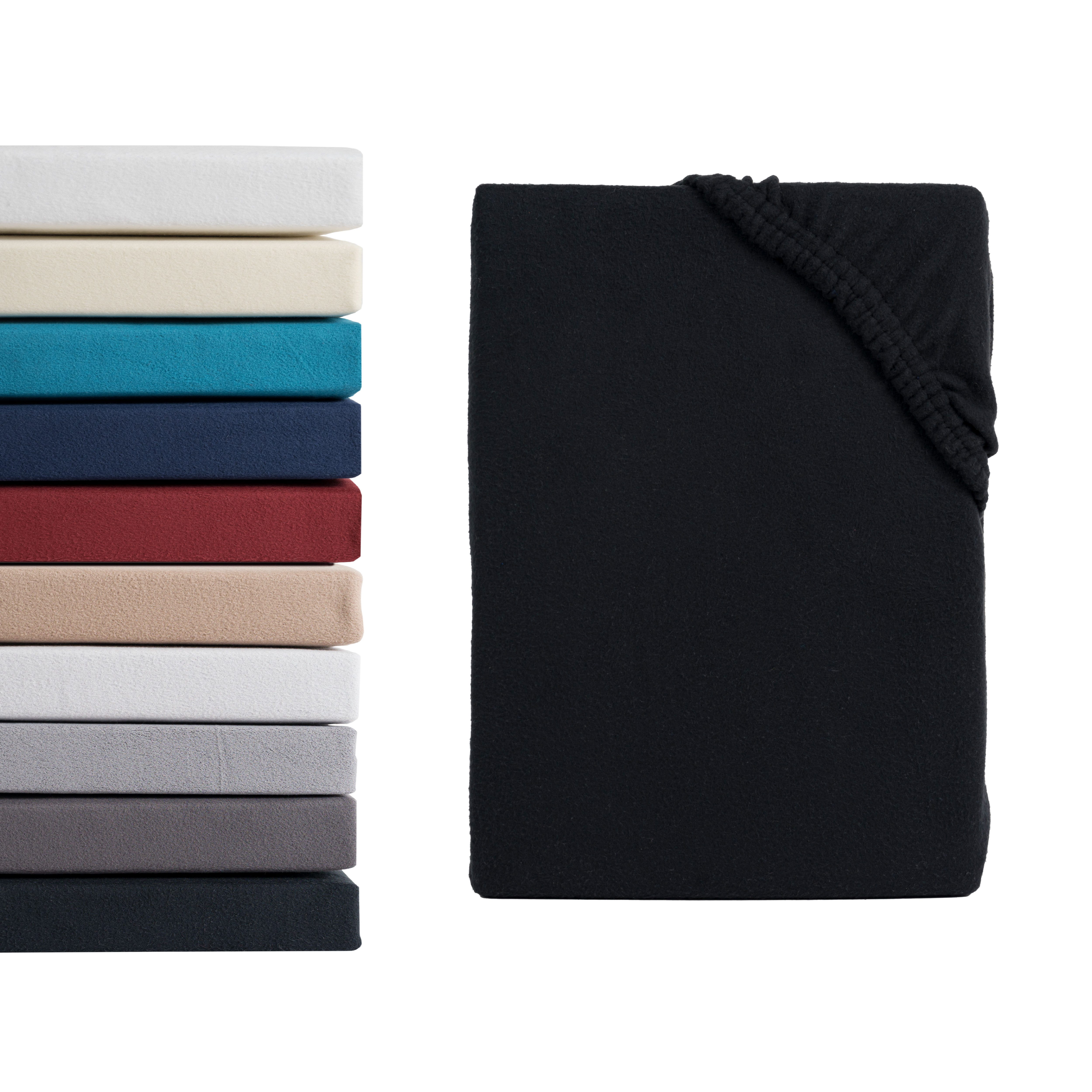 Hometex Premium Textiles Spannbettlaken aus Mikroflausch günstig online kaufen