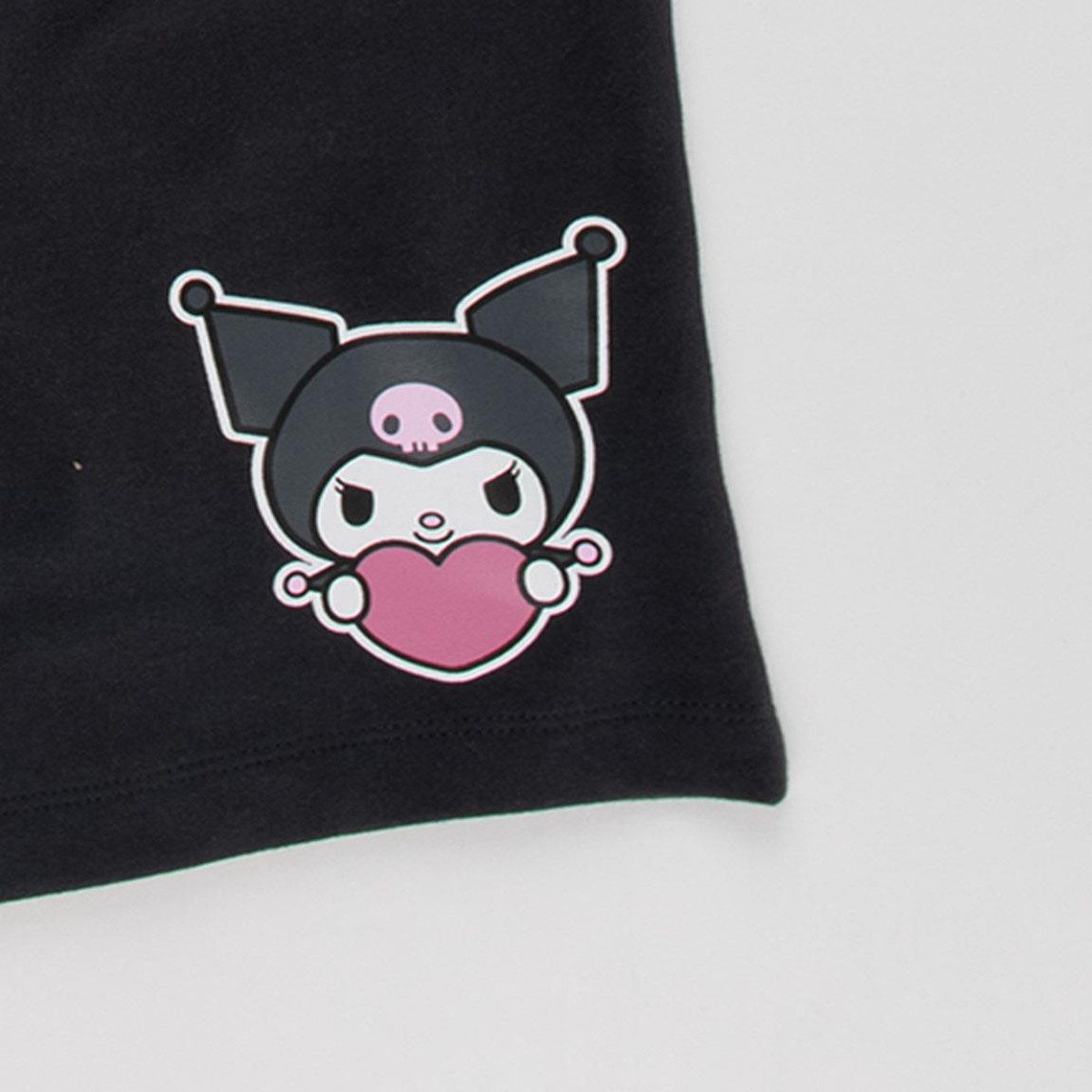 Hello Kitty Freizeitanzug - Kuromi Kinder Bekleidungsset Baumwolle 2 Teilig Sport Freizeit (2-tlg) – Bild 4 von 4