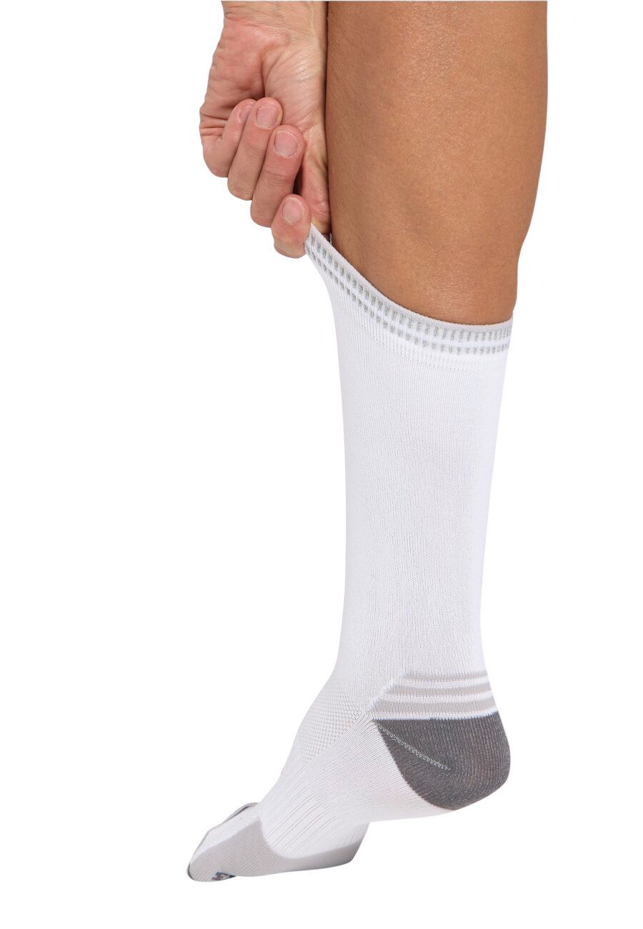 Jack Wolfskin Socken Tagessocke Prelight CL Crew (Merinowolle-Mischung, atmungsaktiv) weiss